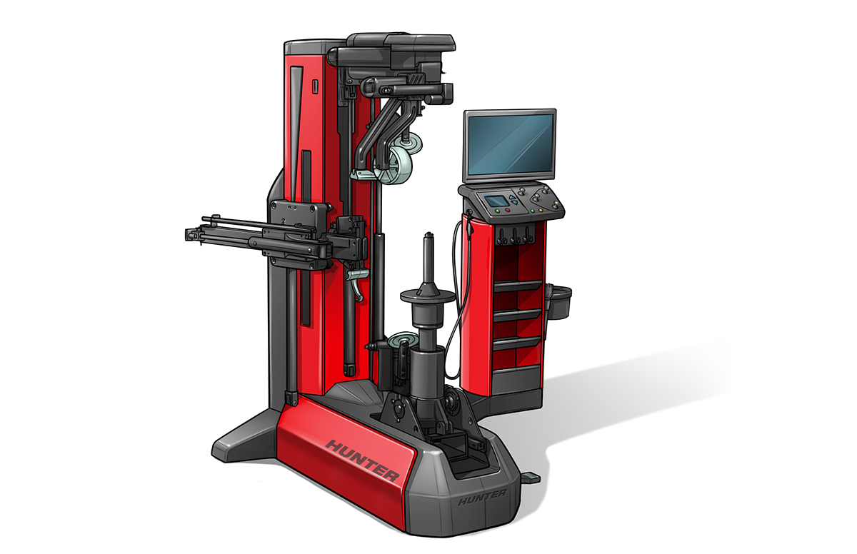 Automotive equipment，Hunter Enginee，gules，Truck and bus，