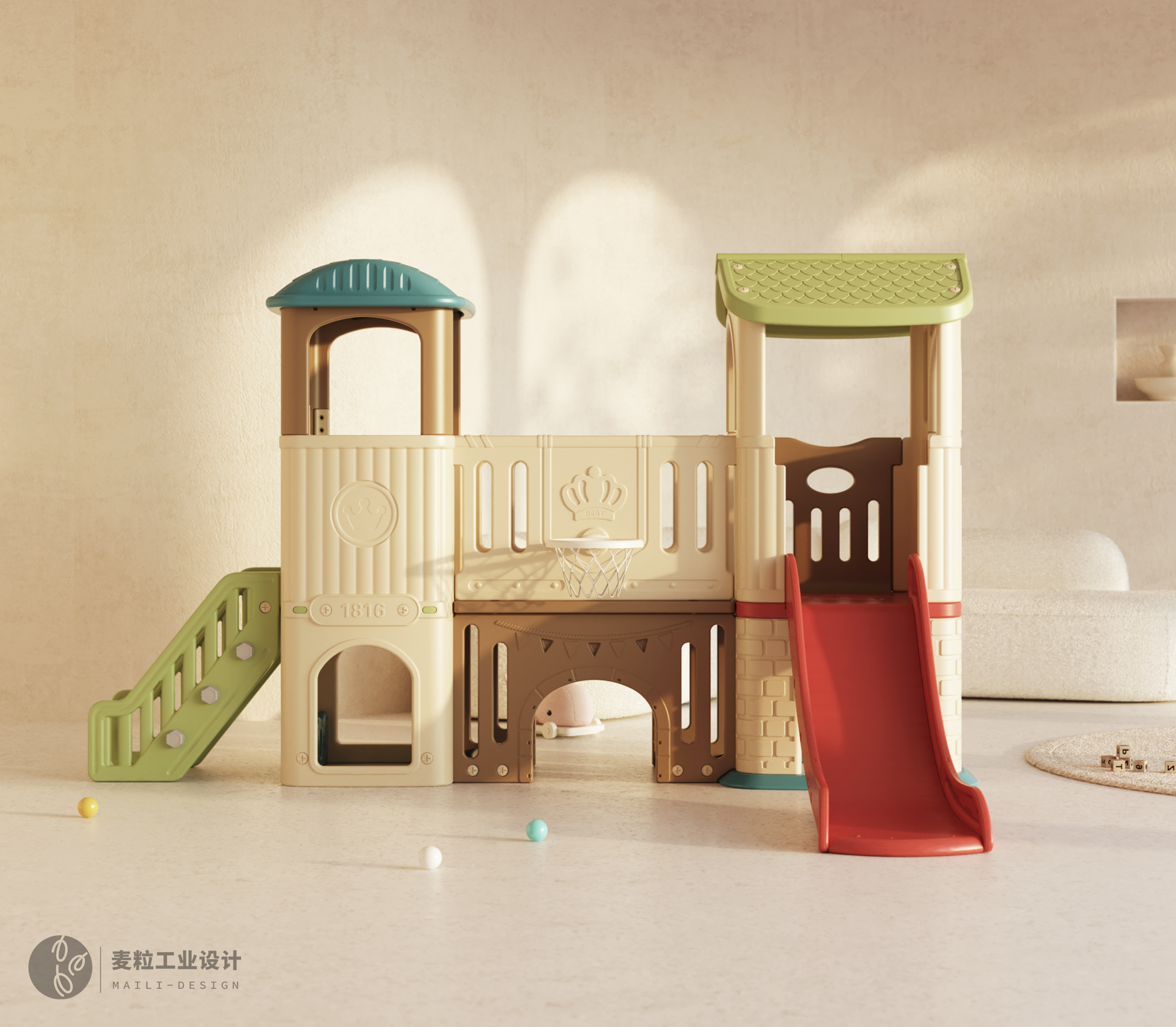 Children's Toys，Slide，Game house，