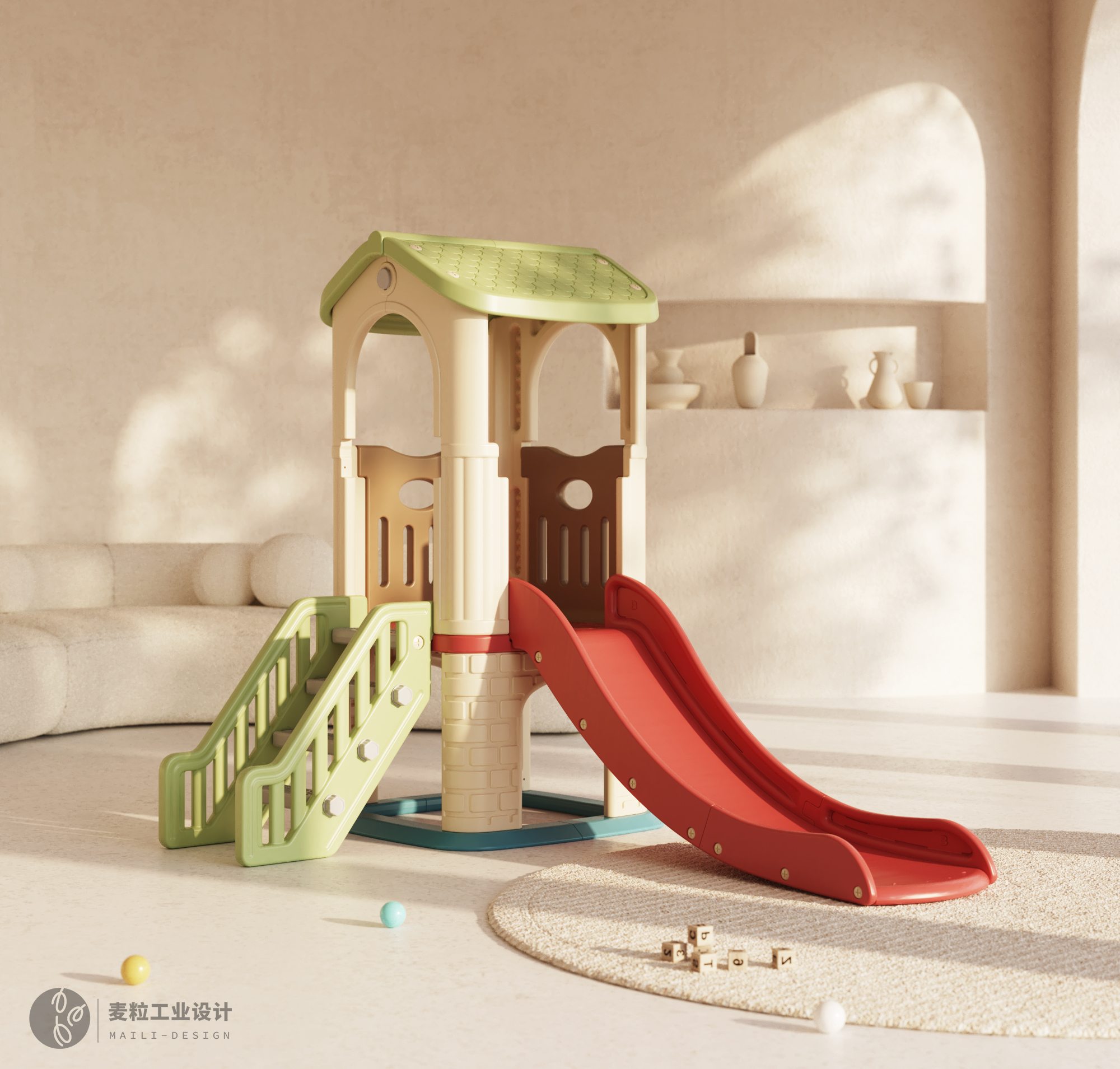 Children's Toys，Slide，Game house，