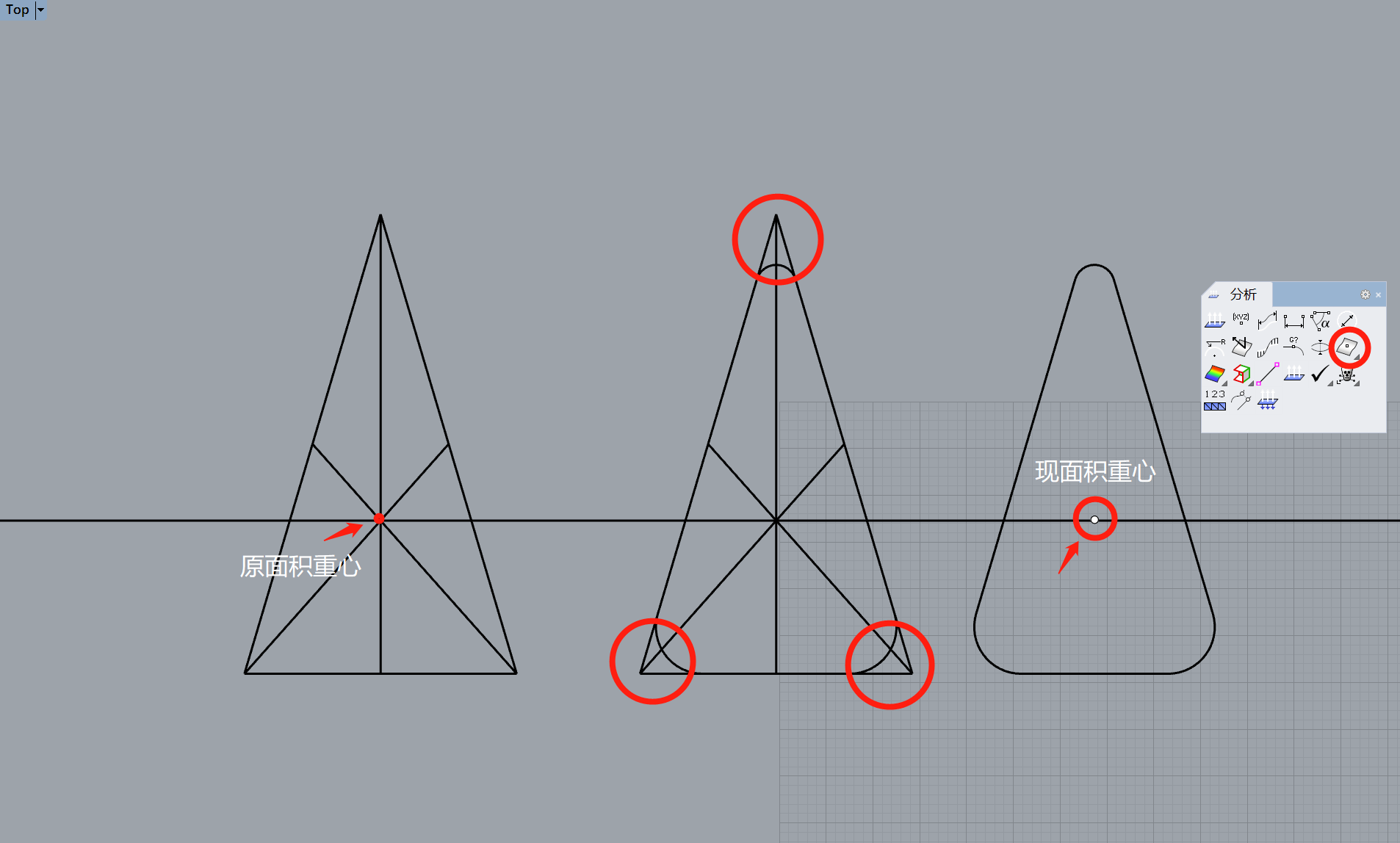 Equal arc length fillet, visual balance, u design, visual path，