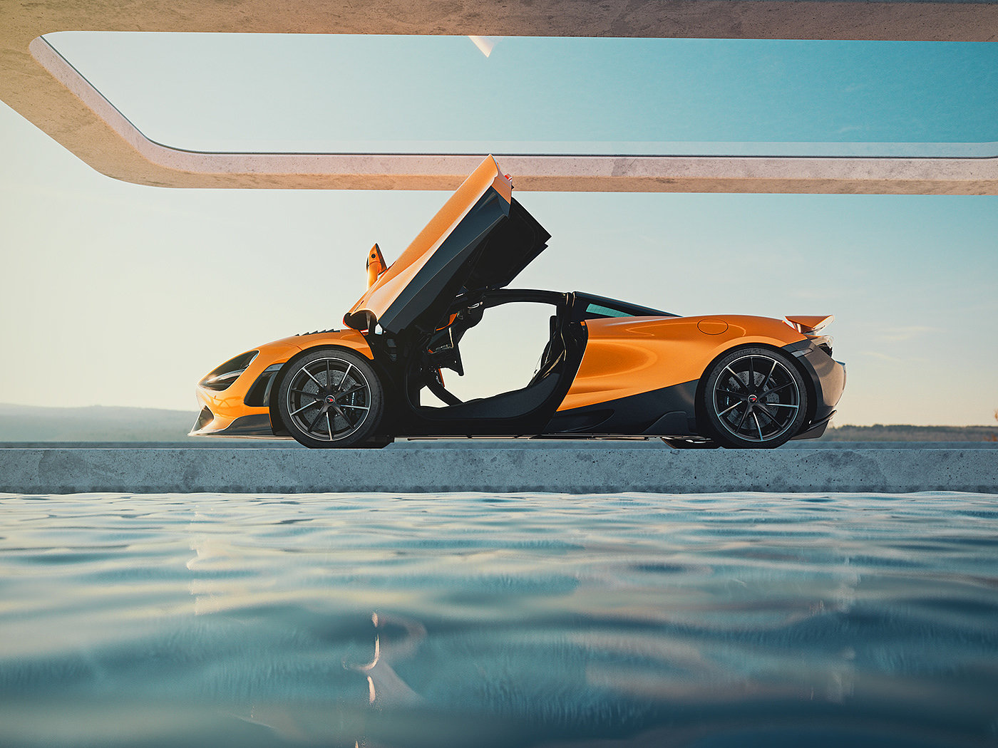 汽车，交通工具，mclaren，工业设计，ducks，cgi，