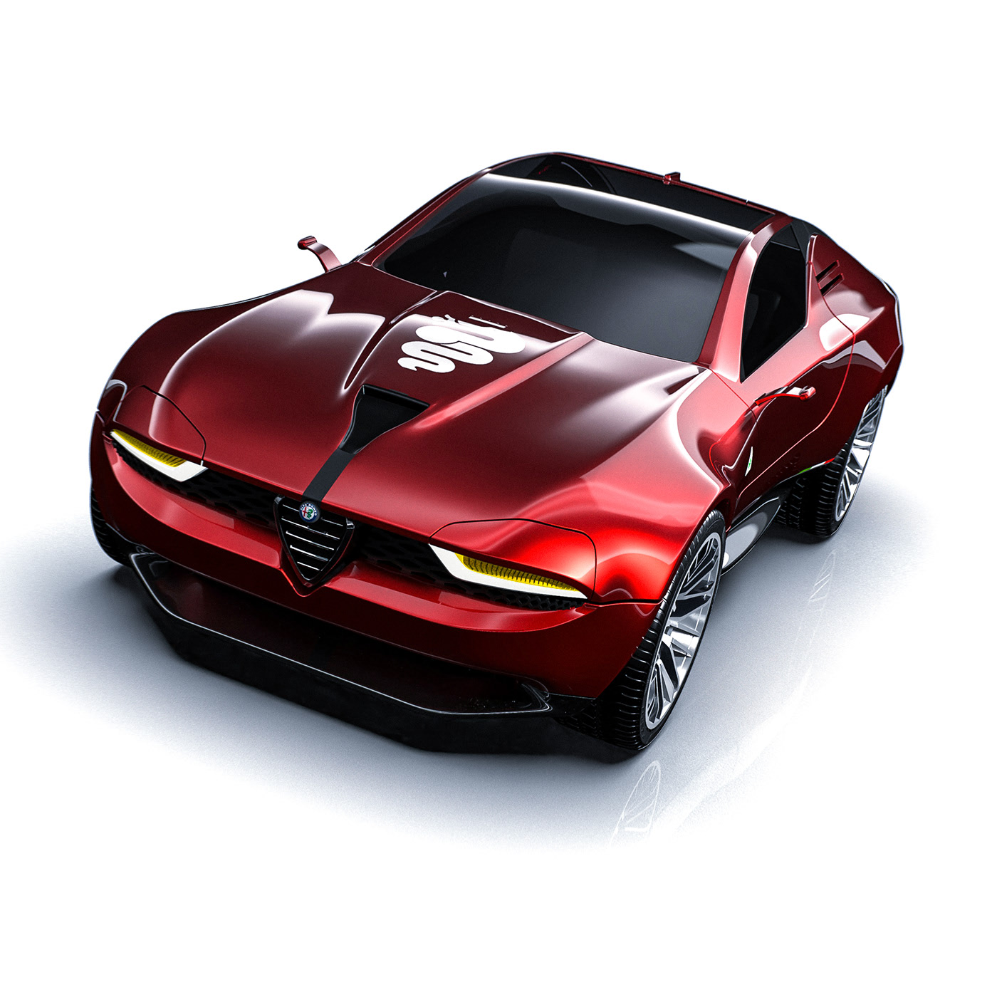 subd manufacturing，Render，Alpha Romeo，Monterey，Automobile design，