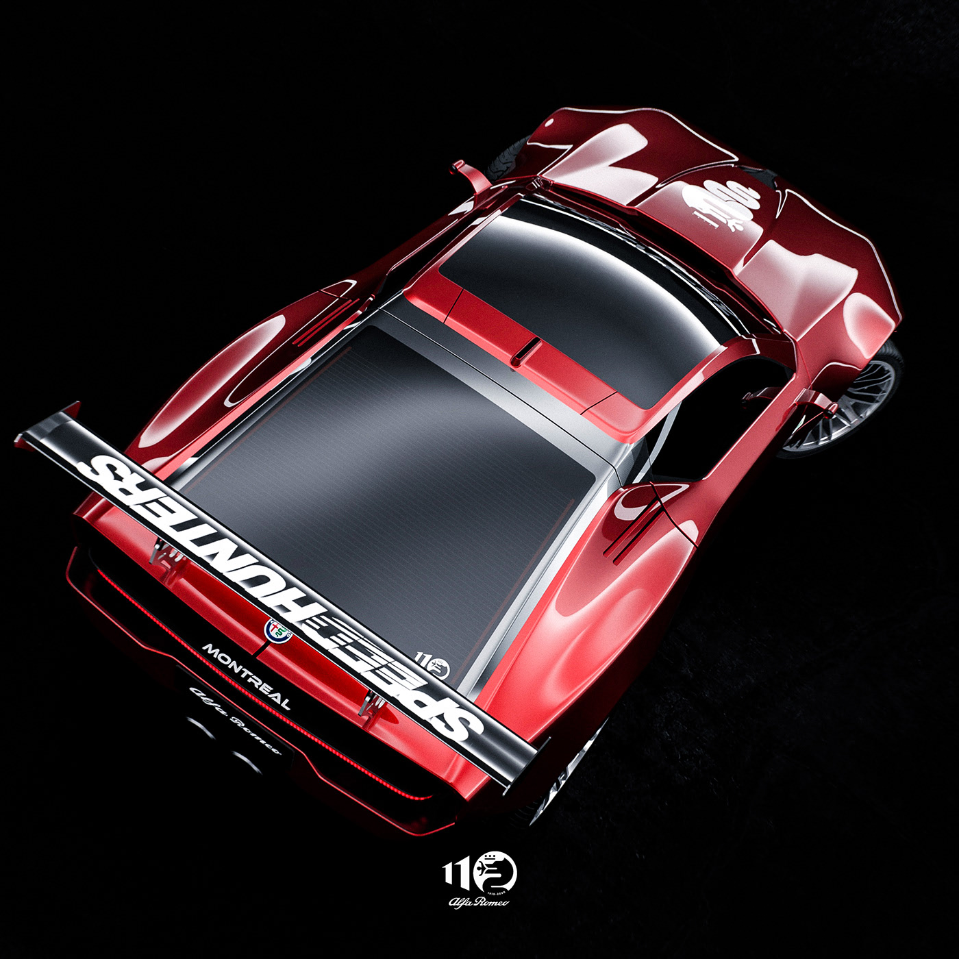 subd manufacturing，Render，Alpha Romeo，Monterey，Automobile design，