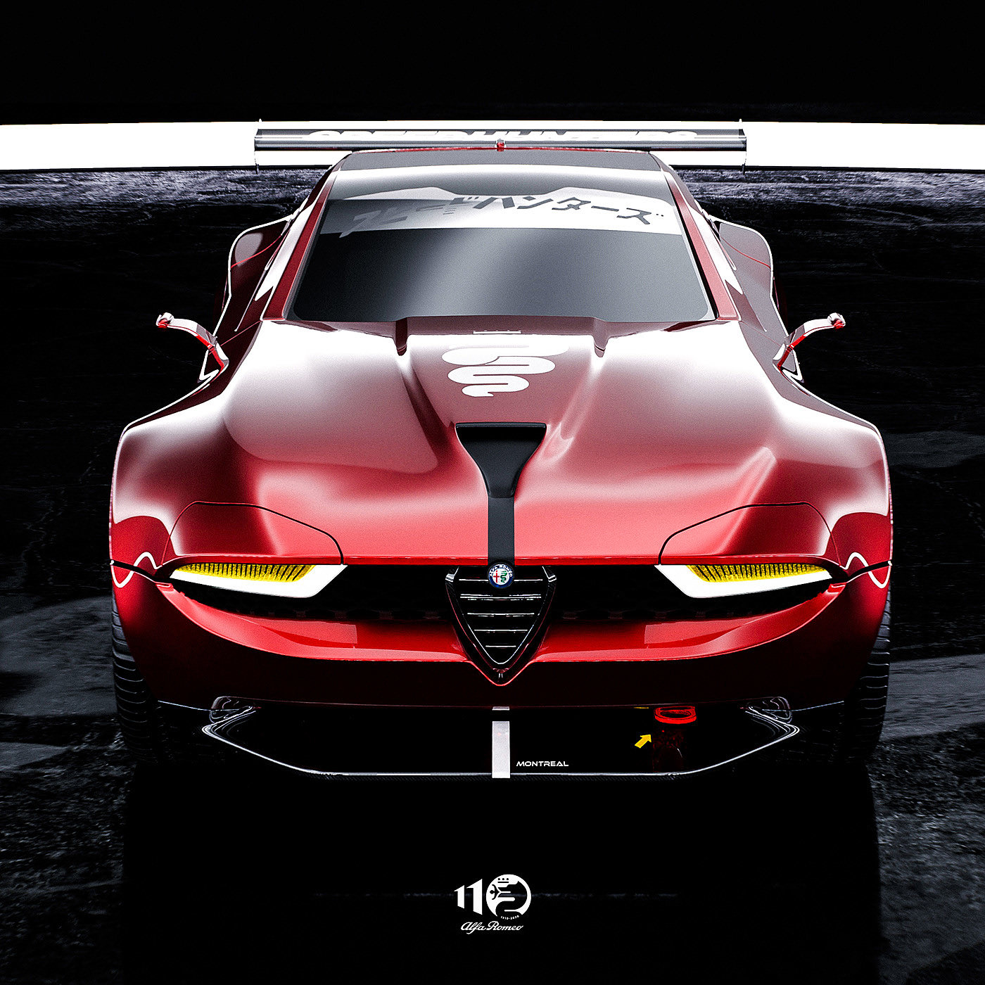 subd制造，渲染，Alfa Romeo，蒙特利，汽车设计，