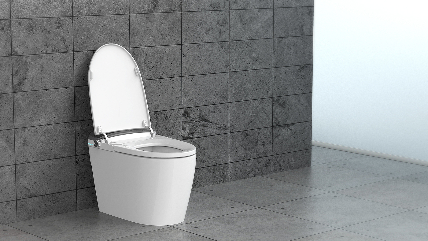 Intelligent toilet，Household products，bathroom，science and technology，CHUN，