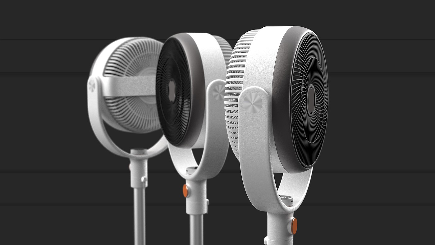 Fan，household electrical appliances，Runway circle，conceptual design，