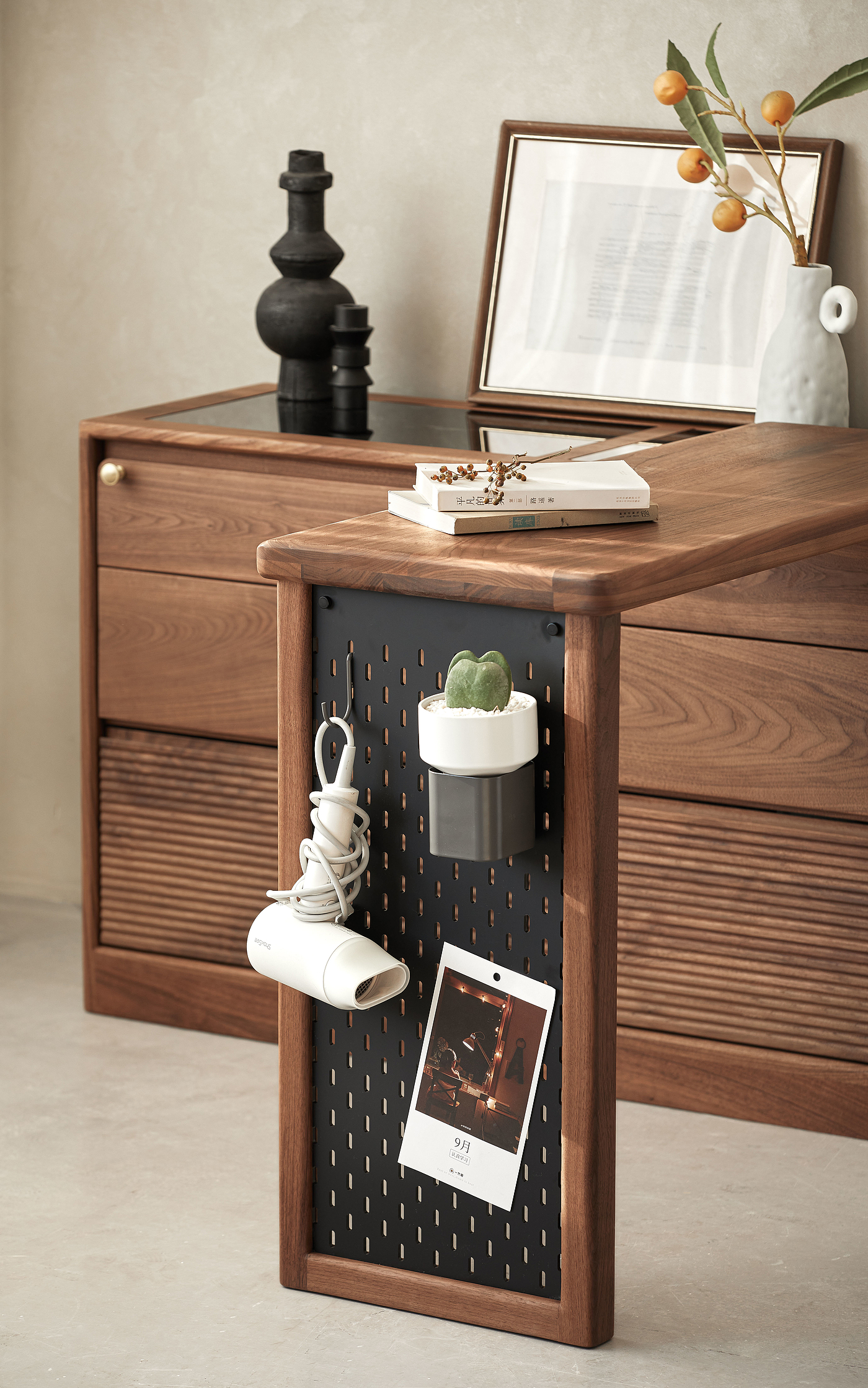 furniture design ，North American black walnut，Bucket cabinet，Solid wood furniture，dresser，Bedroom decoration，
