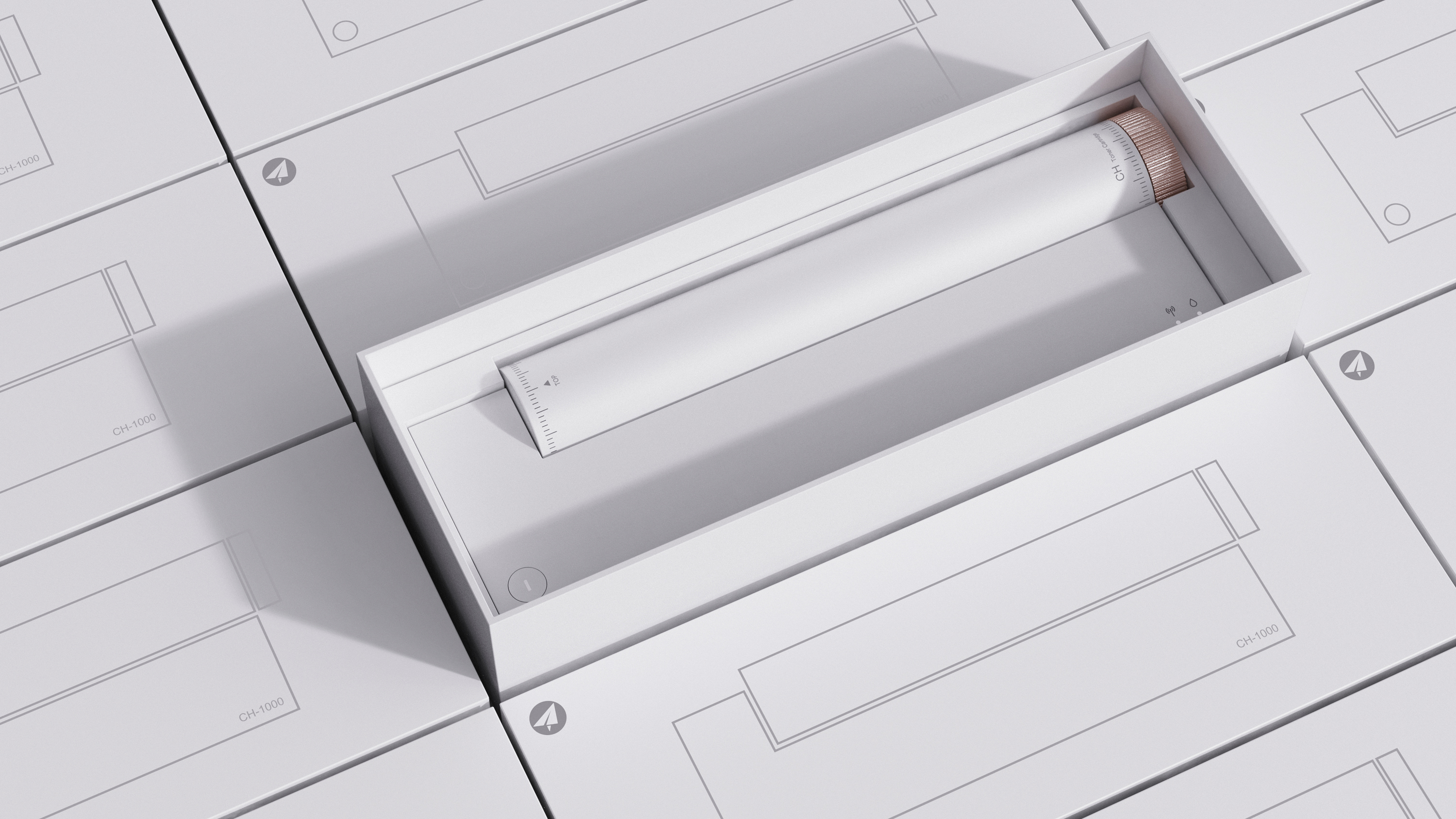 printer，conceptual design，Simplicity，geometry，original，White design，