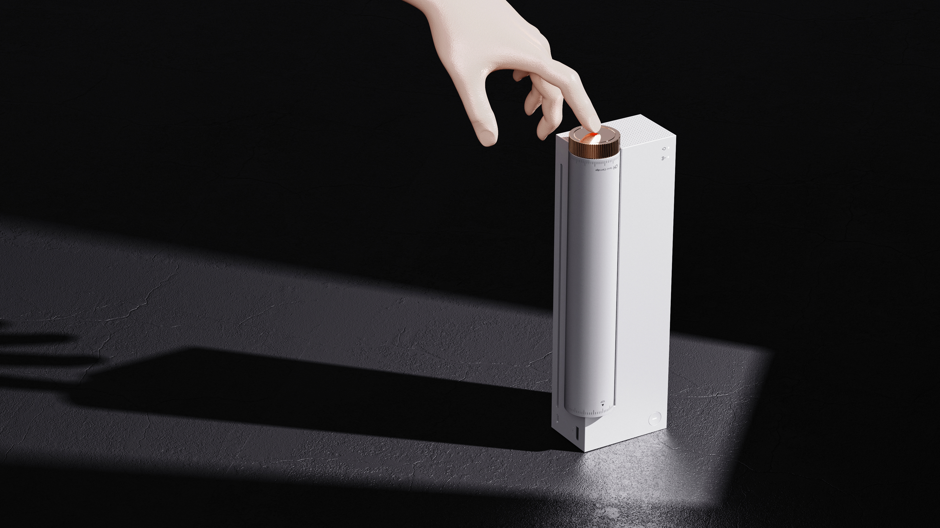 printer，conceptual design，Simplicity，geometry，original，White design，