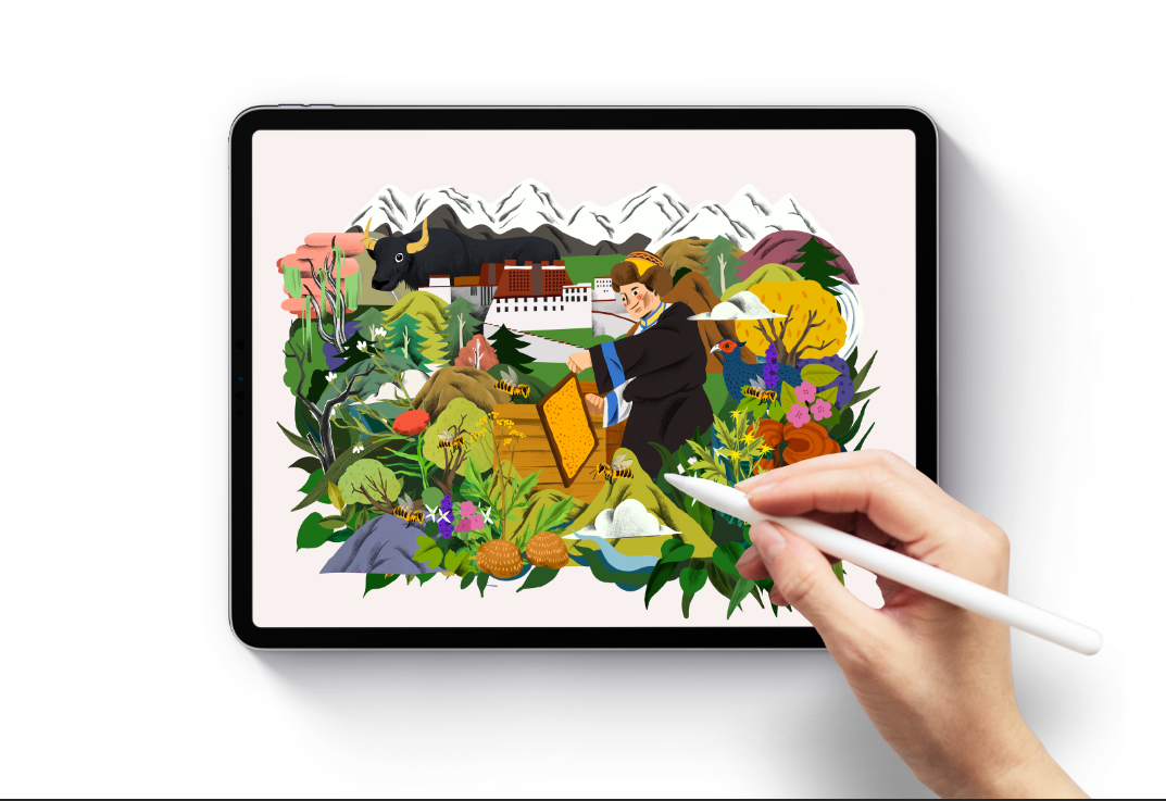 Original works，plane，packing，product design，Brand design，Honey design，Cultural and creative design，FMCG design，