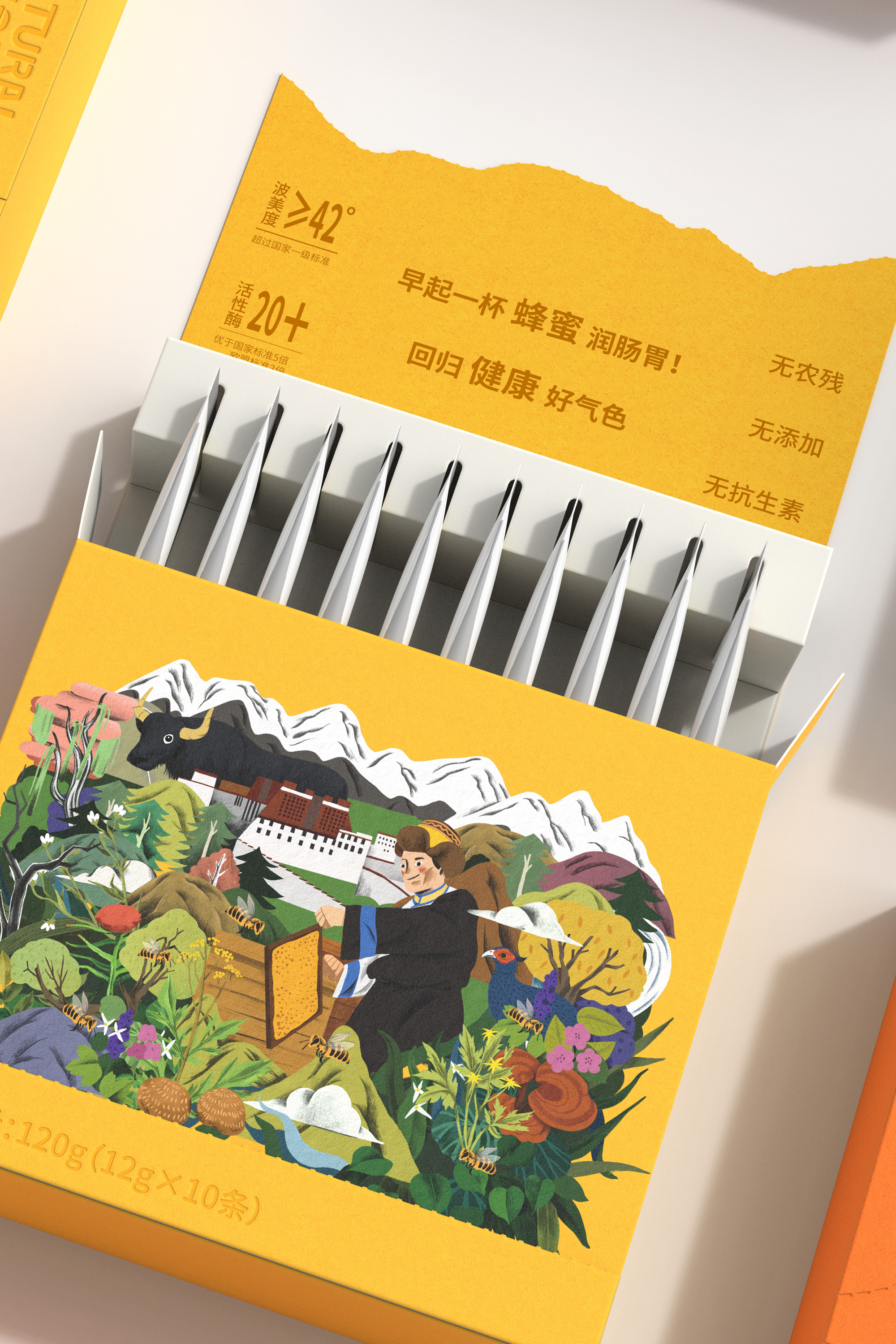 Original works，plane，packing，product design，Brand design，Honey design，Cultural and creative design，FMCG design，