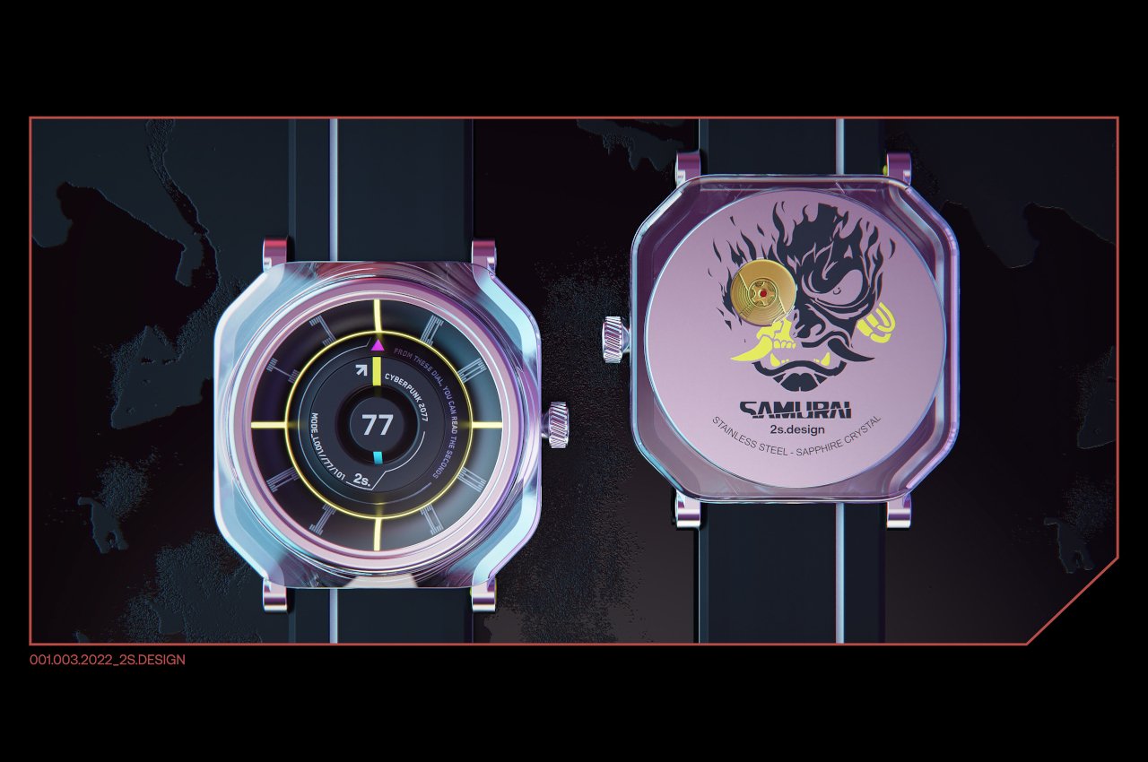 Wrist watch，Cyberpunk，conceptual design，