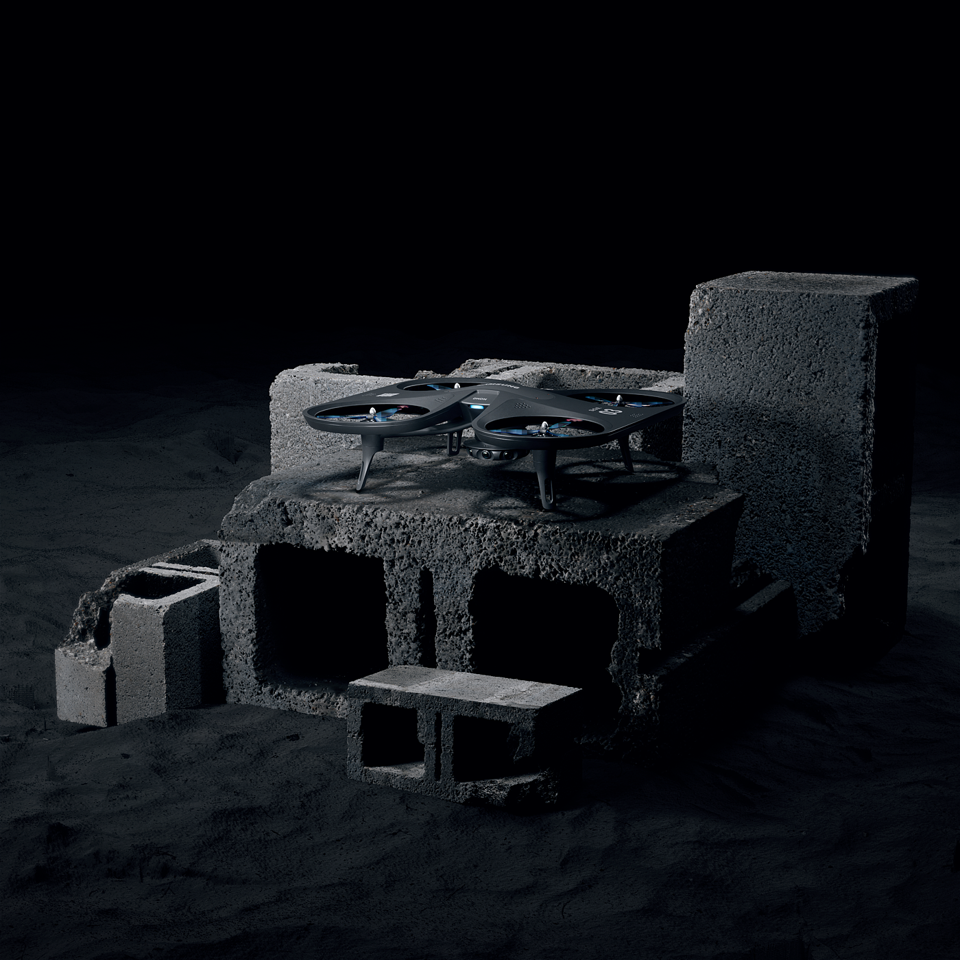 octane，c4d，product design，Product rendering，UAV，three-dimensional，