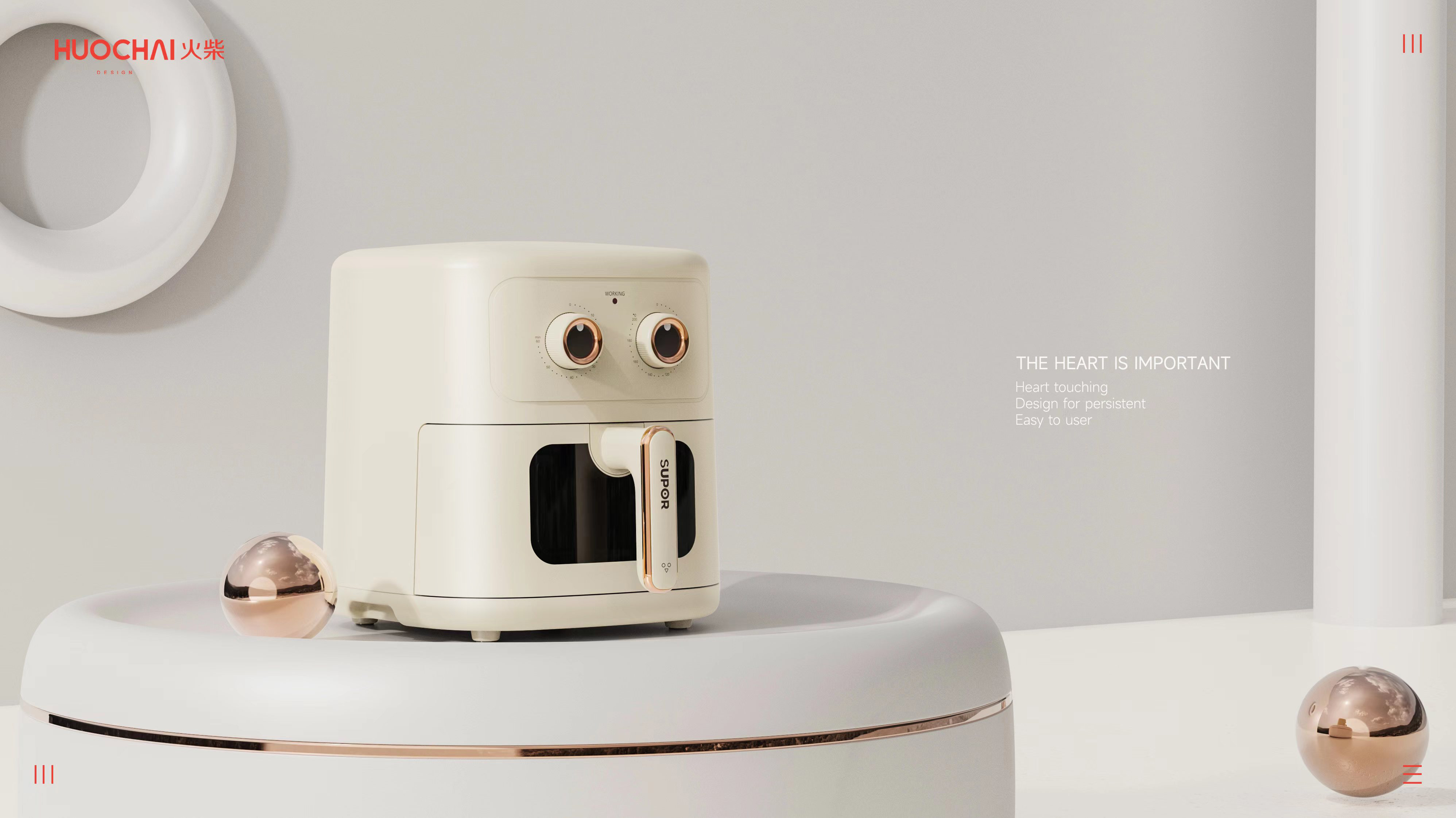 Air fryer，Household appliances，Match design，product design，Fashion air fryer，oven，