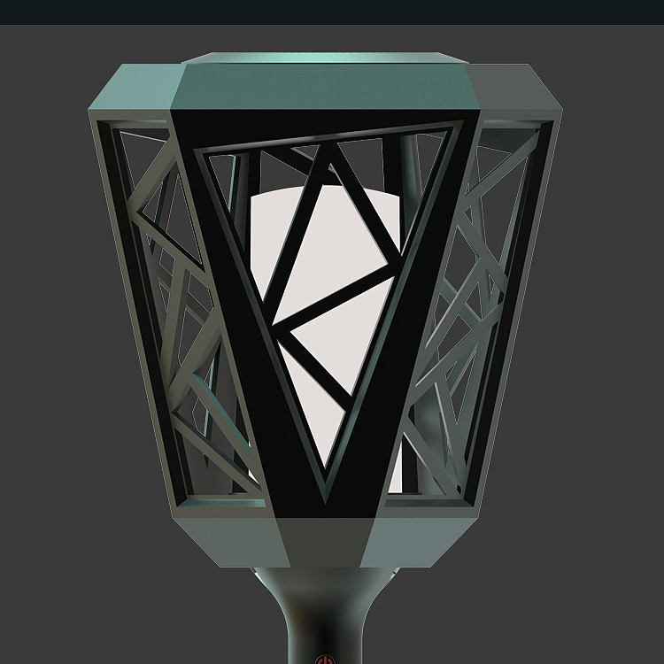 Solar wall lamp plug-in lamp product design，