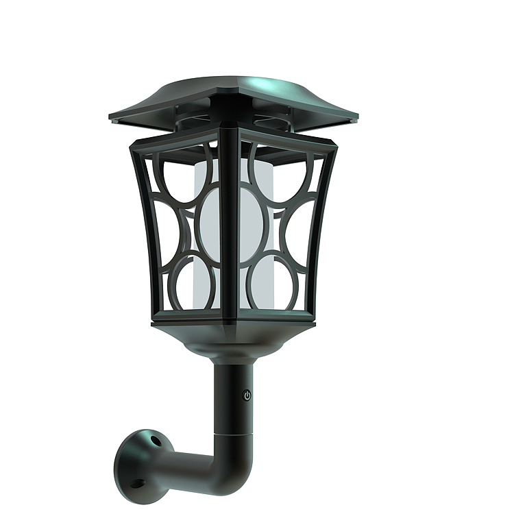 Solar wall lamp plug-in lamp product design，