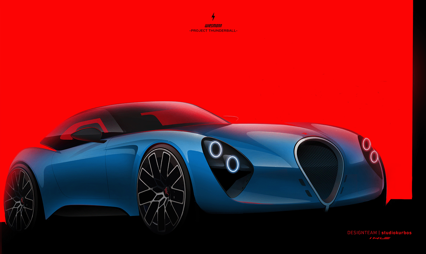 open car，Car rendering，Electric sports car，Automotive interior，