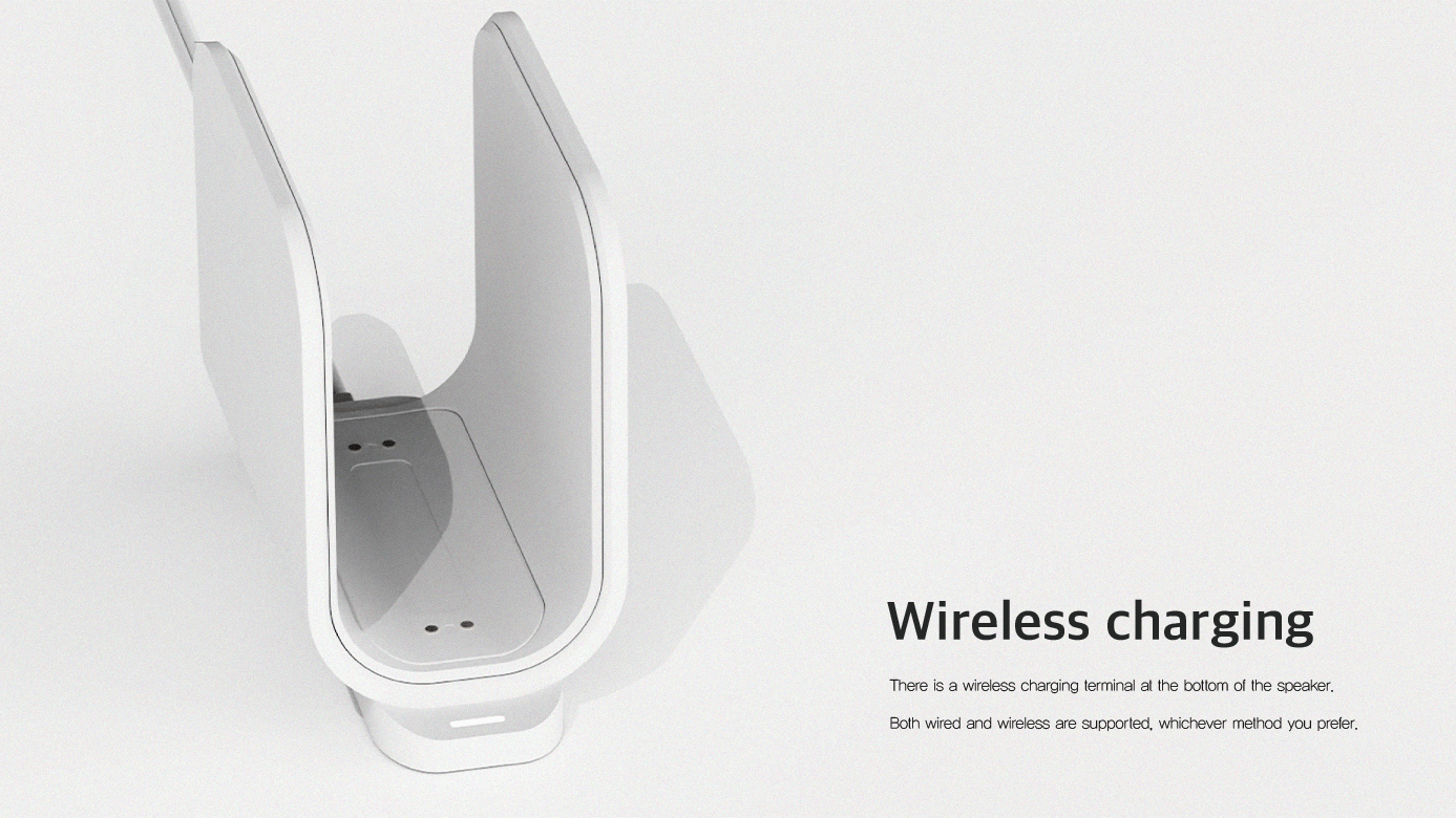speaker，Simplicity，Wireless charging，