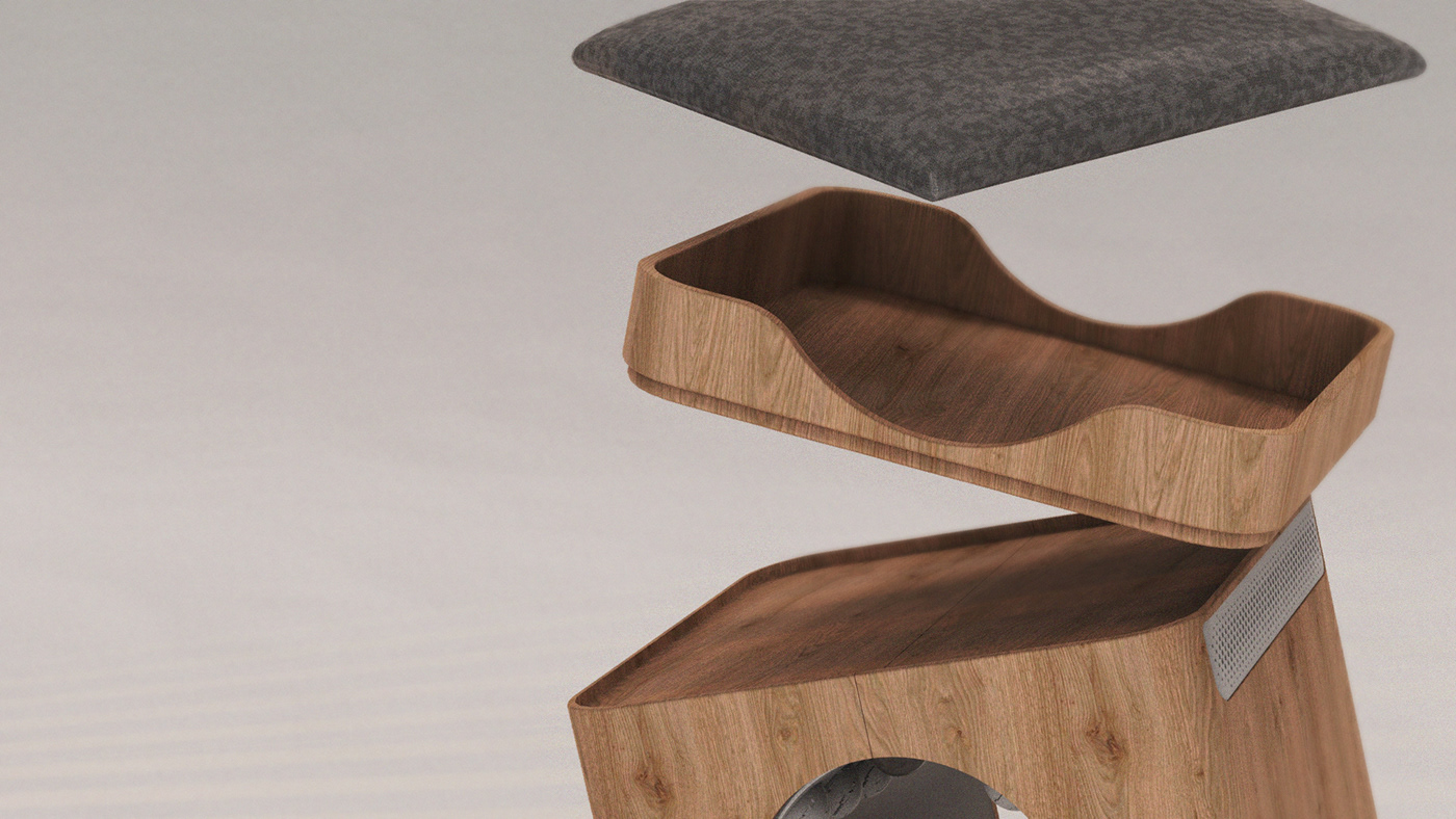 cat，practical，estrus，wooden ，