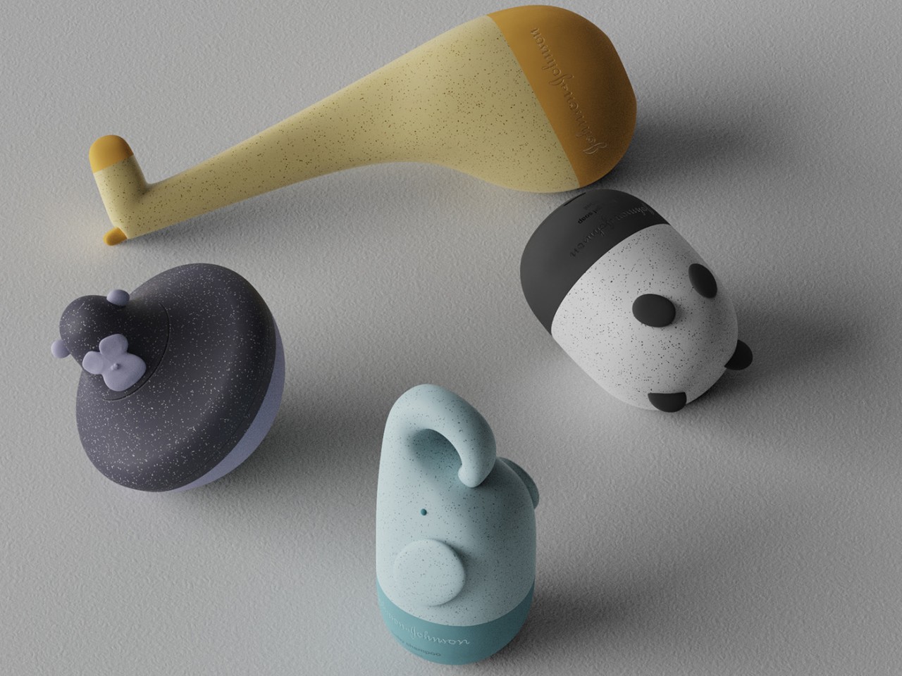 Take a bath，children，Animal shape，Interesting，environment protection，