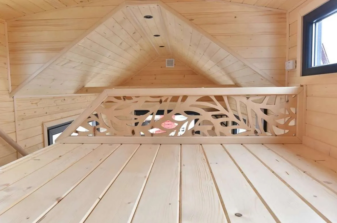 Sweden，ThermoWood，Wooden house，attic，portability，