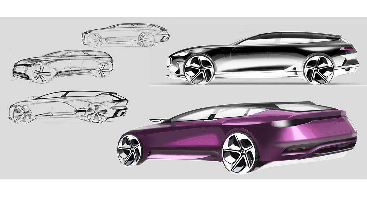 sketch，Automatic design，Super，automobile，