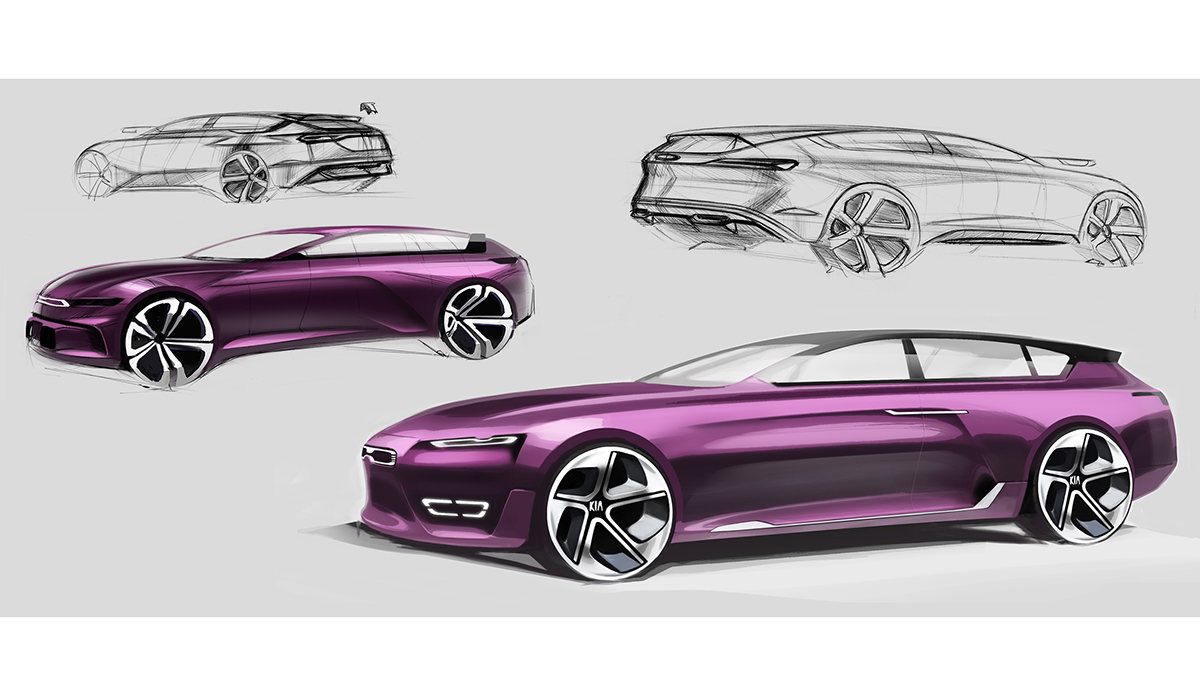 sketch，Automatic design，Super，automobile，
