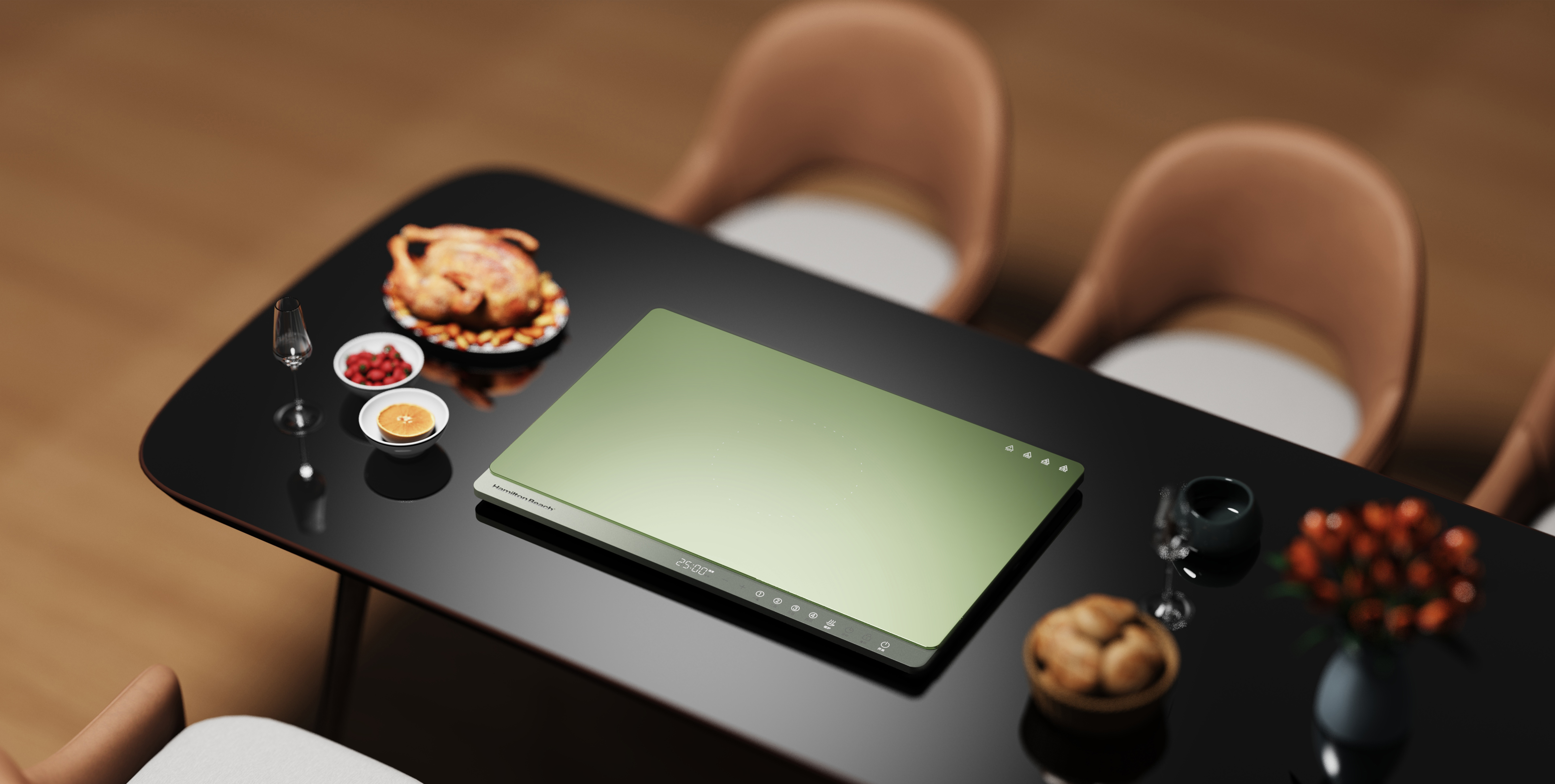 product design，Warm chopping board，Creative design，Household Electric Appliances，Laughing Design，