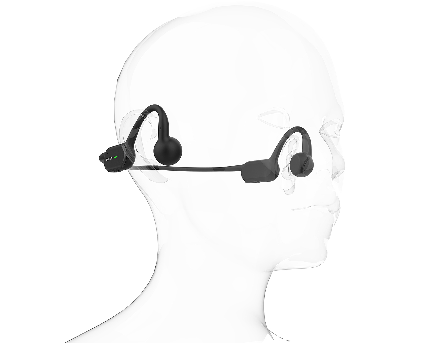 product design，industrial design，Industrial product design，If design award，Design Award，Bone conduction earphone，Innovative design，headset，