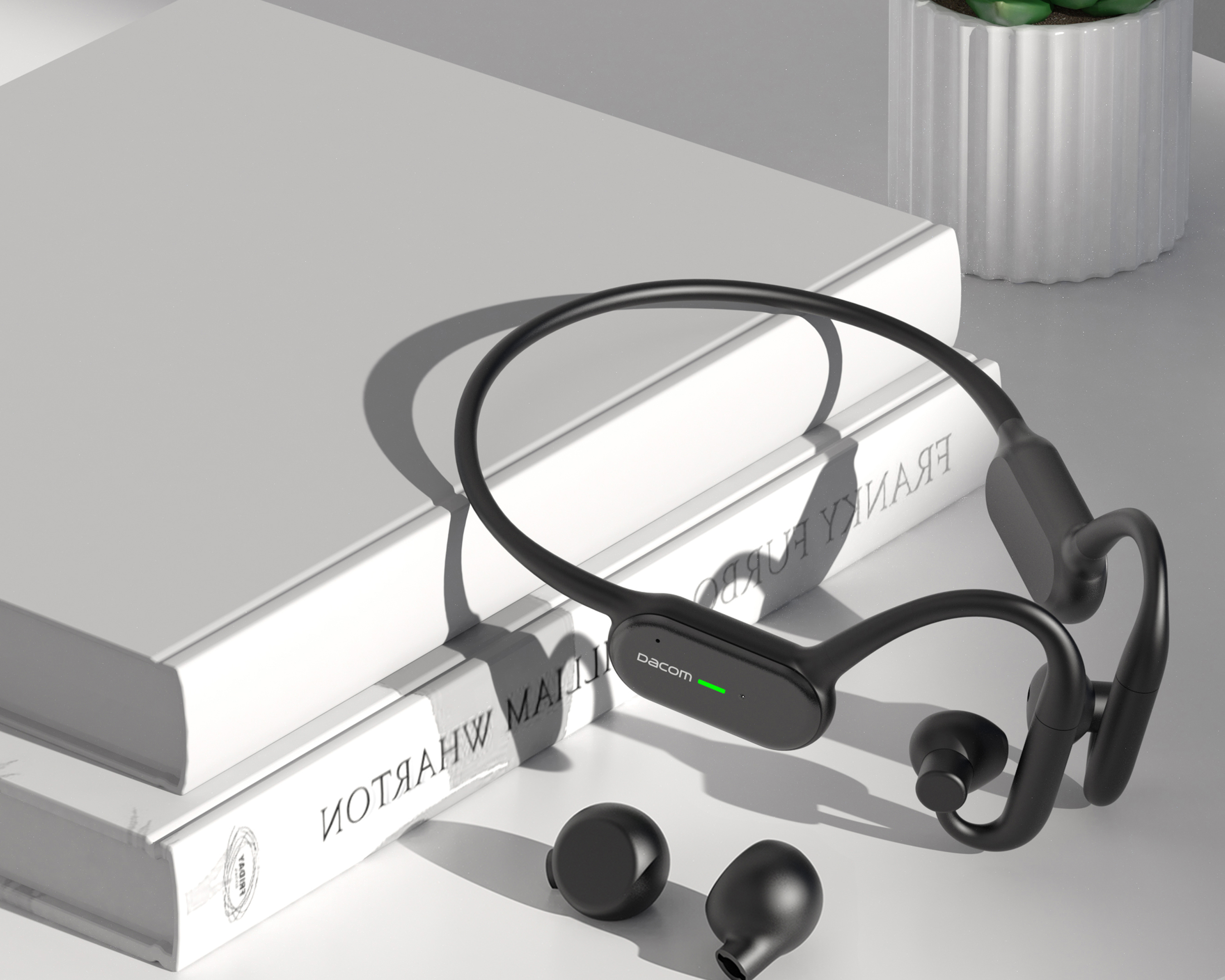 product design，industrial design，Industrial product design，If design award，Design Award，Bone conduction earphone，Innovative design，headset，