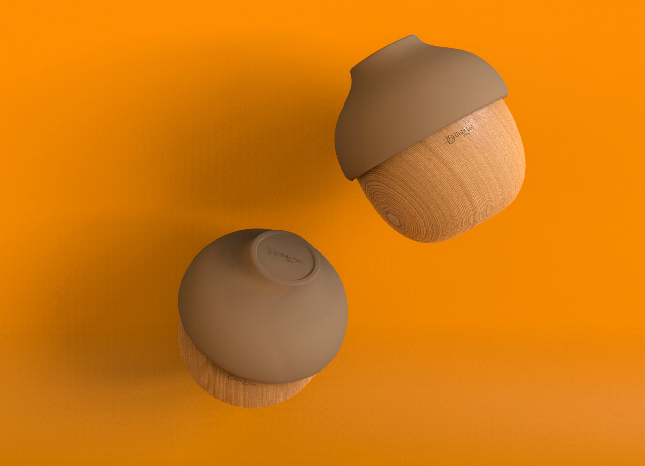 Acorn，children，disinfect，Dinner bowl，