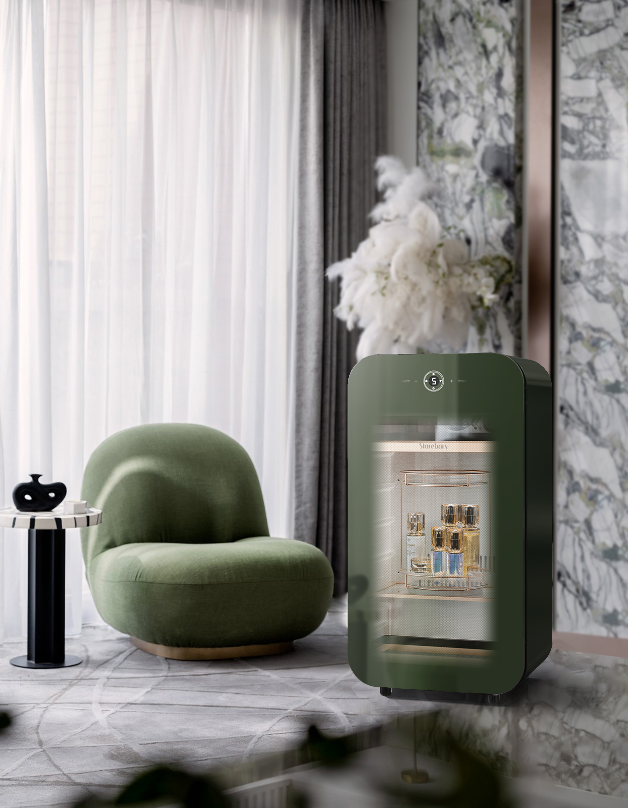 Cosmetic freezer，Serial products，Product pi，Beauty refrigerator，female sex，Custom design，