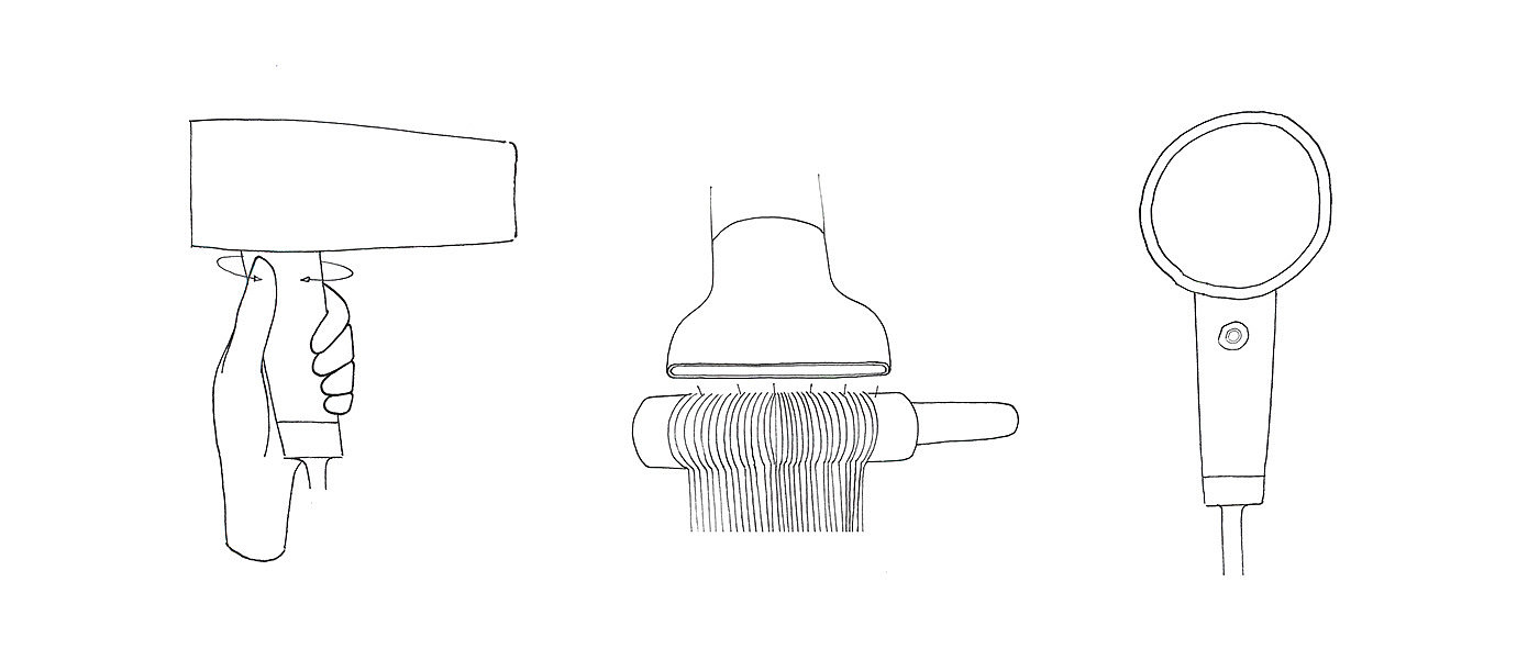 hair drier，industrial design，Design，Beauty，cmf，concept，
