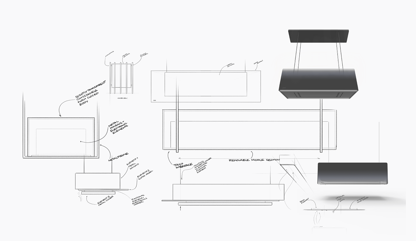 Made Design，New Phantom Range Hood，Novy，product design，Ergonomics，reddot award 2022，Cooker Hood，