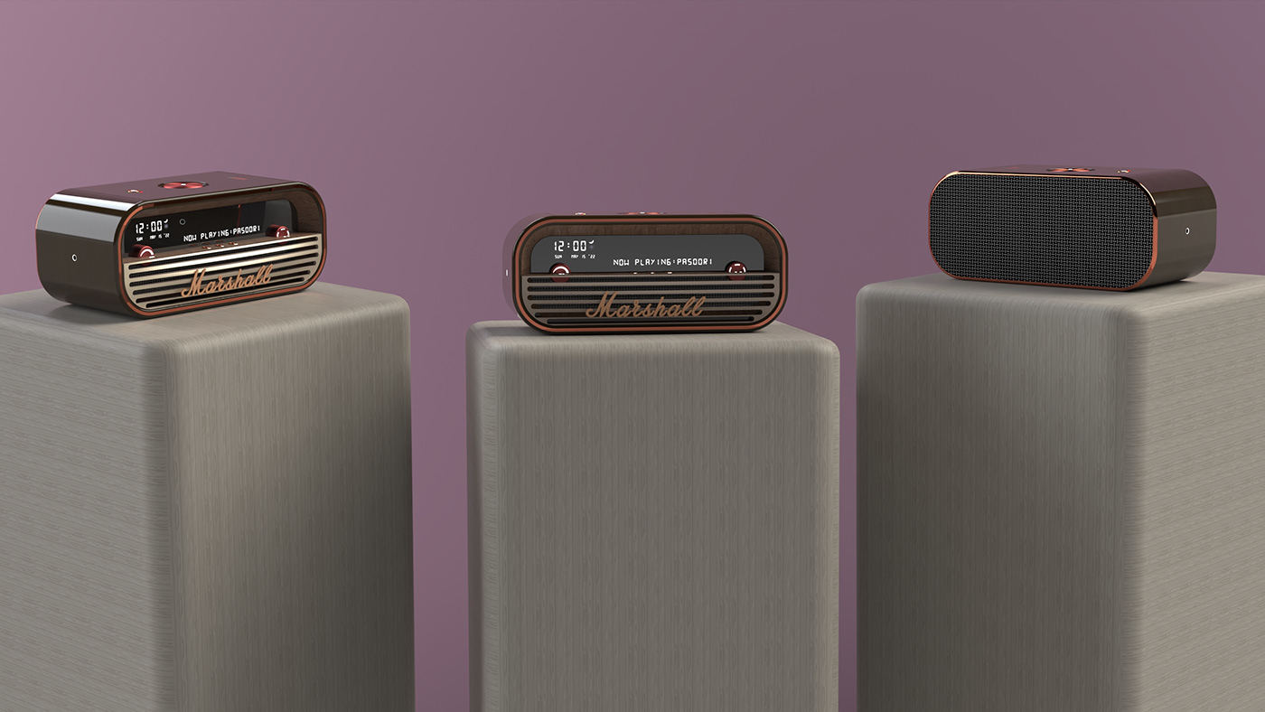 Pratik Wandhare，Marshal speaker，Marshal Speaker，Portable，product design，