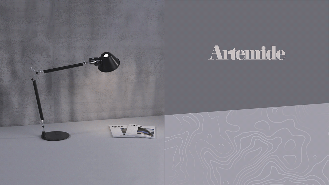 Yana Esakova，Table Lamps，Desk lamp，product design，Rotatable design，Gesture control，