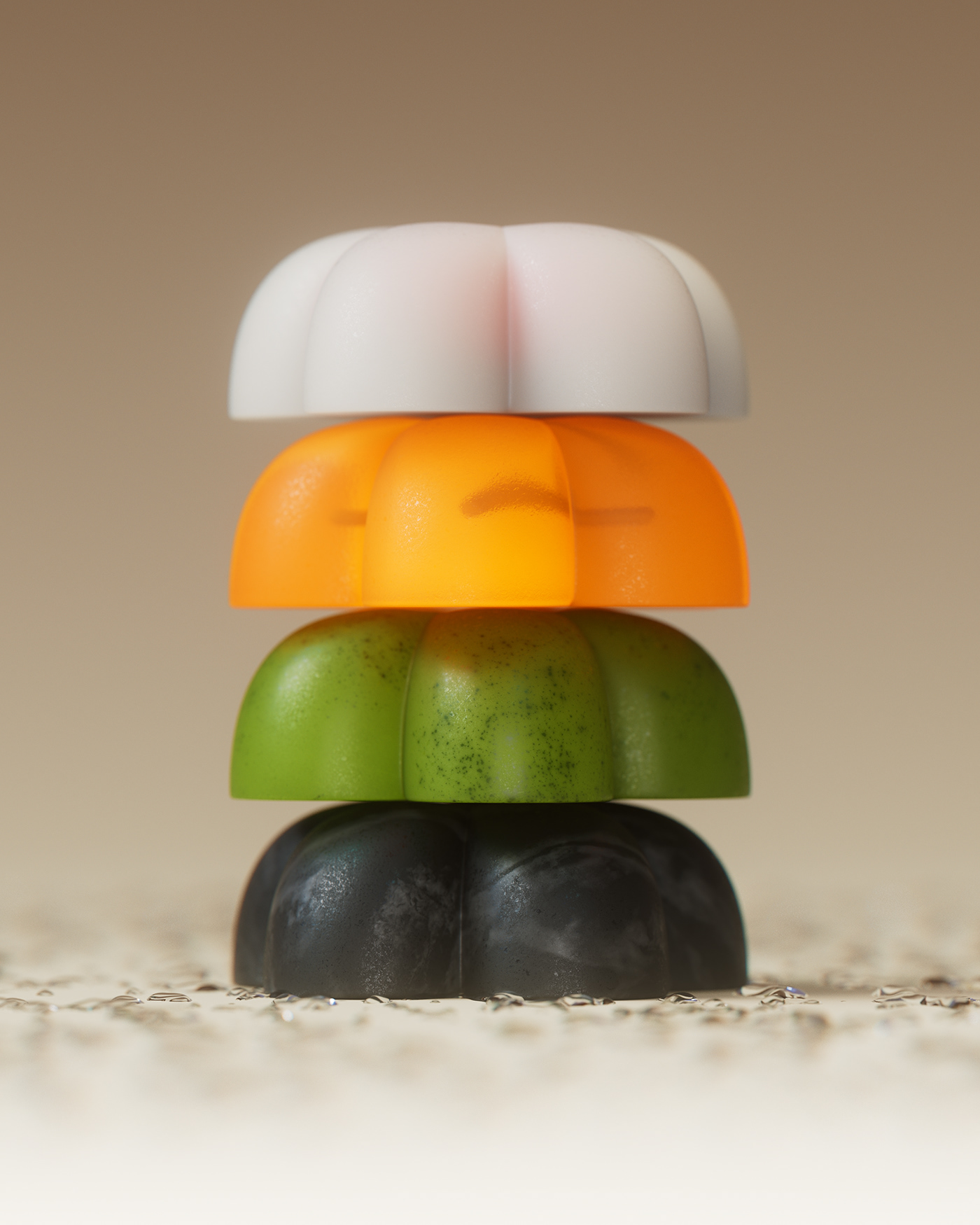 Blossom Soap，Flower soap，Linda Bui，Aesthetic design，RenderWeekly，Flower form，