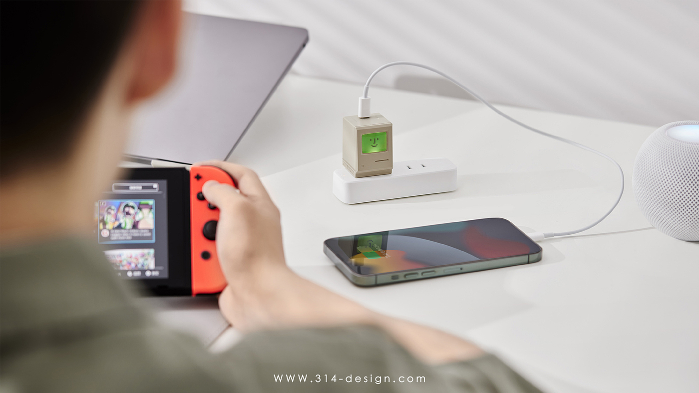 Charger，Mobile Accessories，3C products，Three points and one thought industrial design，