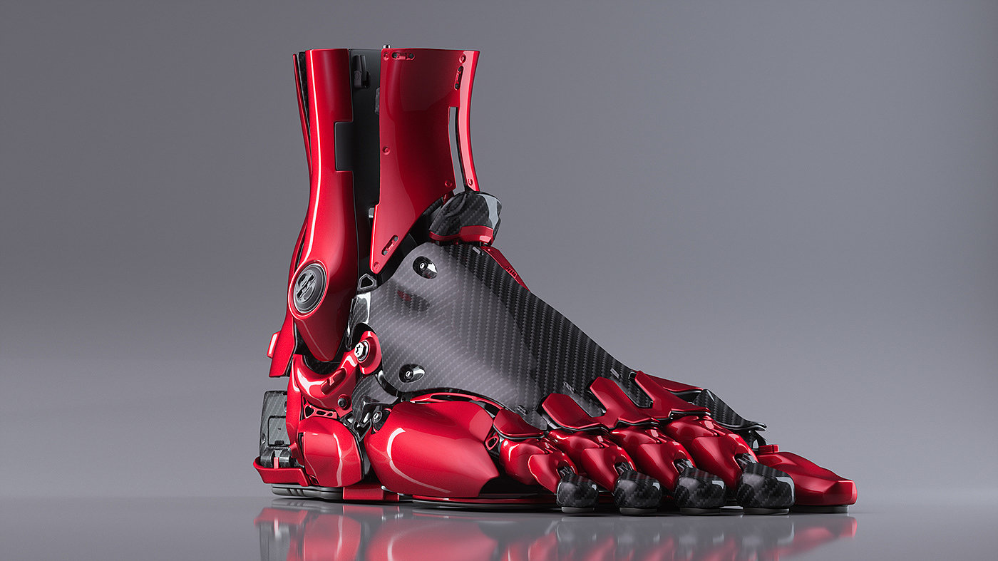 Luka Mivšek，Robotic foot，Mechanical foot，product design，