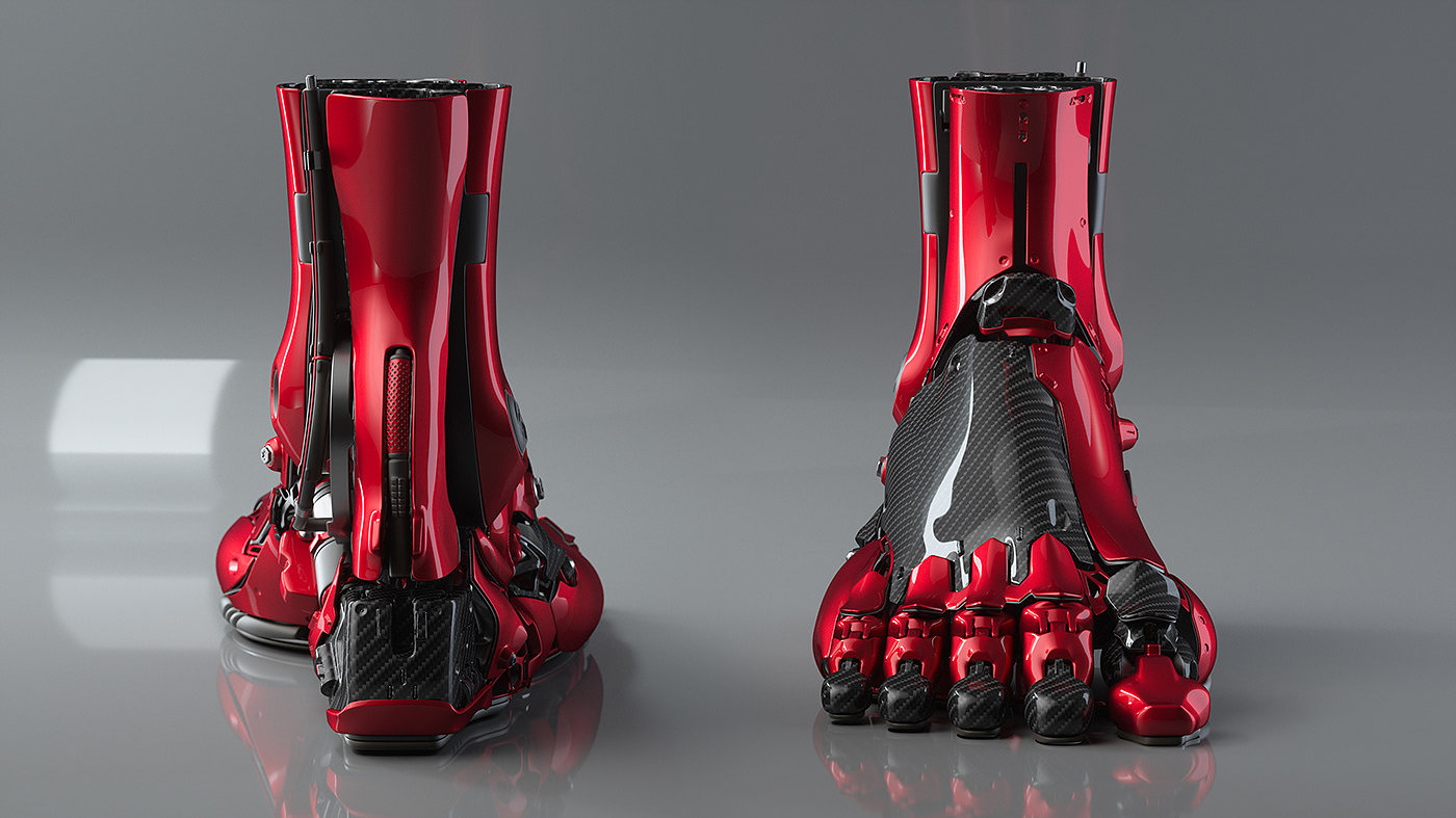 Luka Mivšek，Robotic foot，Mechanical foot，product design，