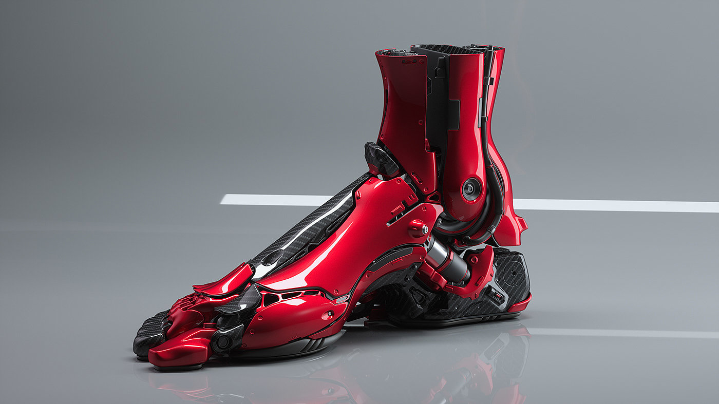 Luka Mivšek，Robotic foot，Mechanical foot，product design，