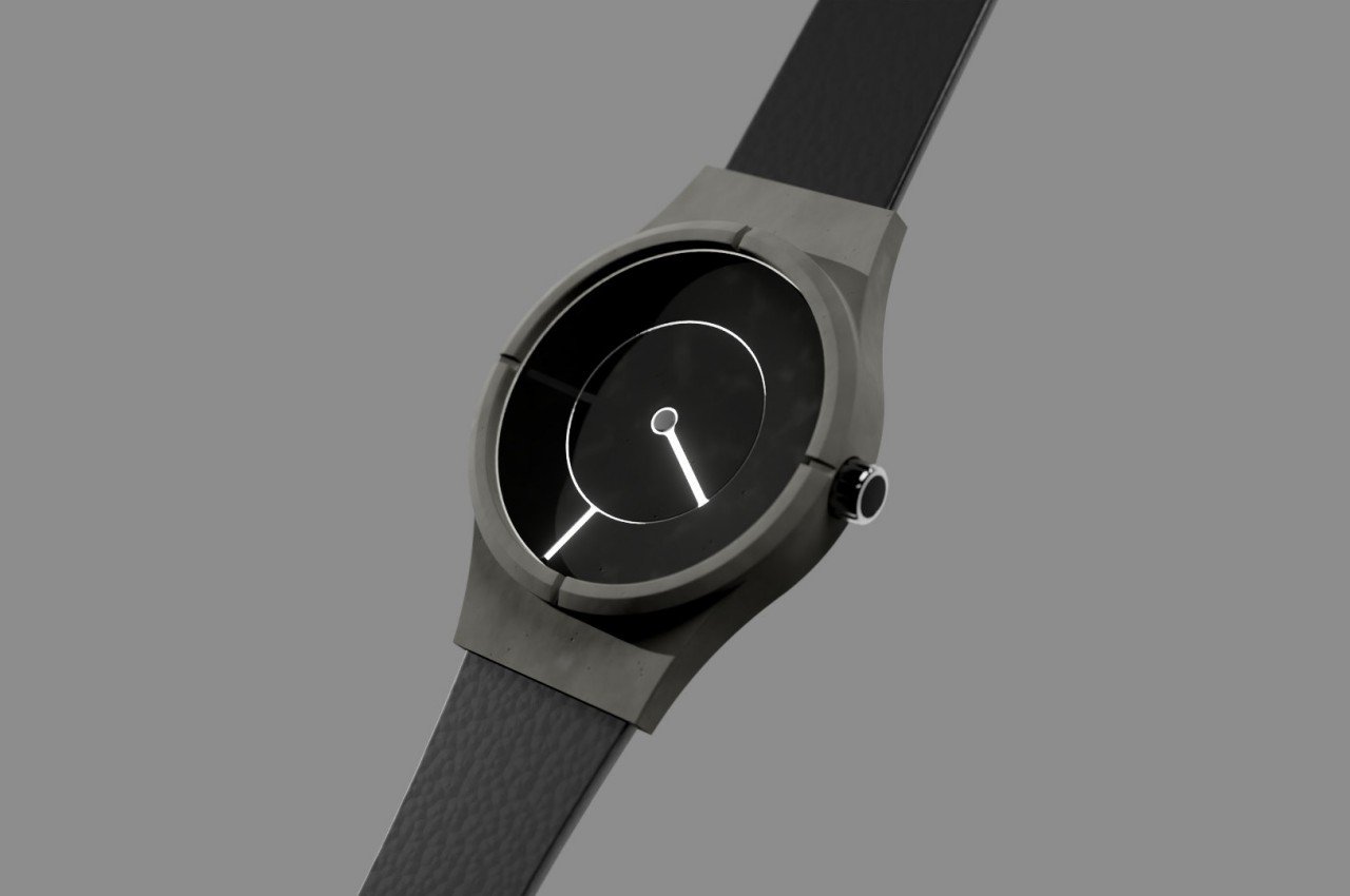 light，Minimalism，Wrist watch，TRON charm，Classicism，conceptual design，Daniel Wu，Daniel Wu，