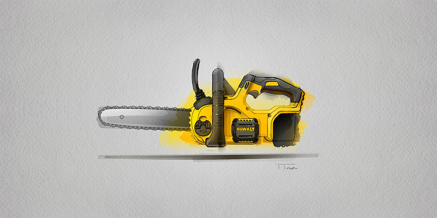 electric saw，product design，3D modeling，industrial design，Tool design，