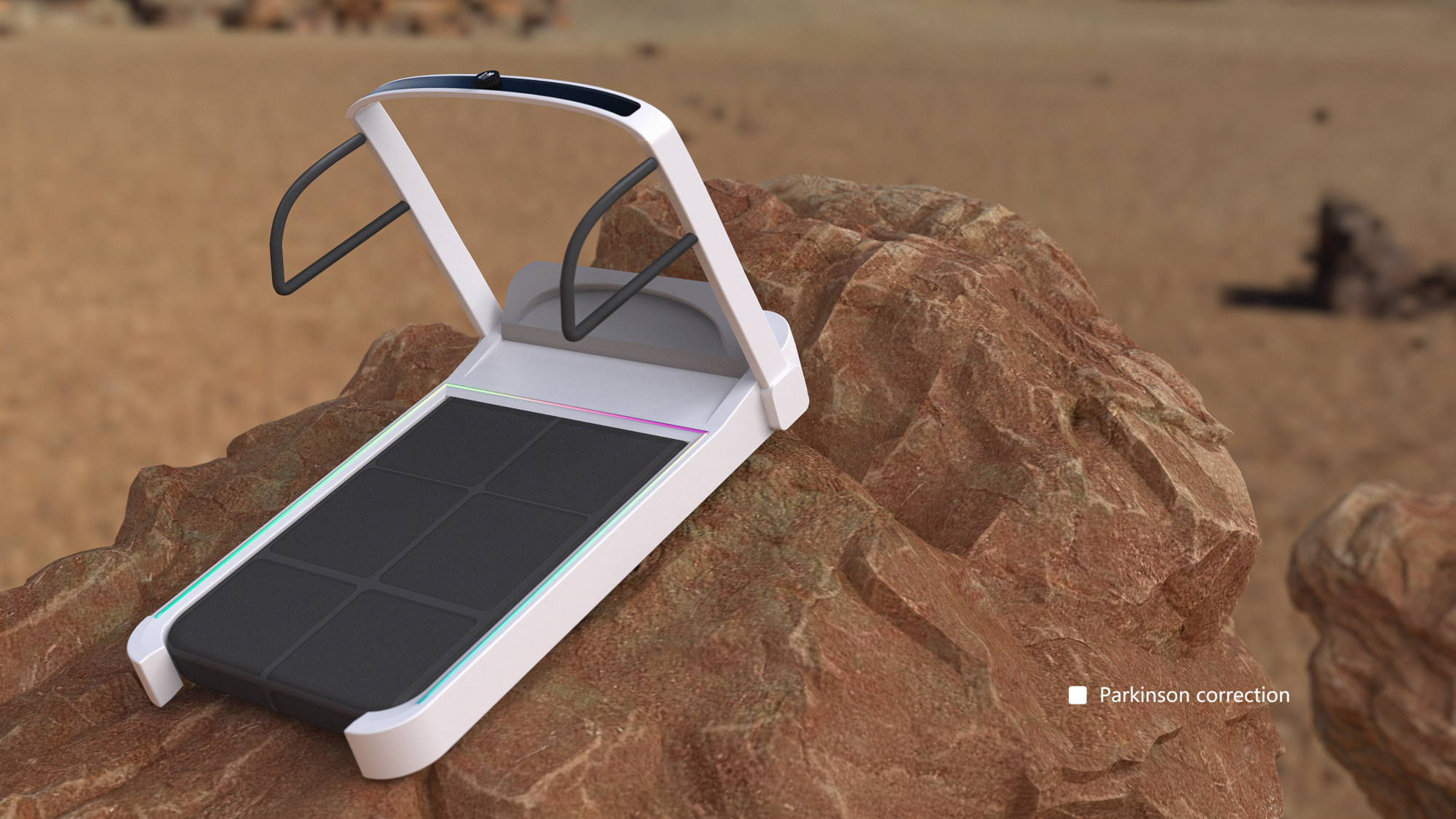 Frozen gait，Correction，Parkinson，