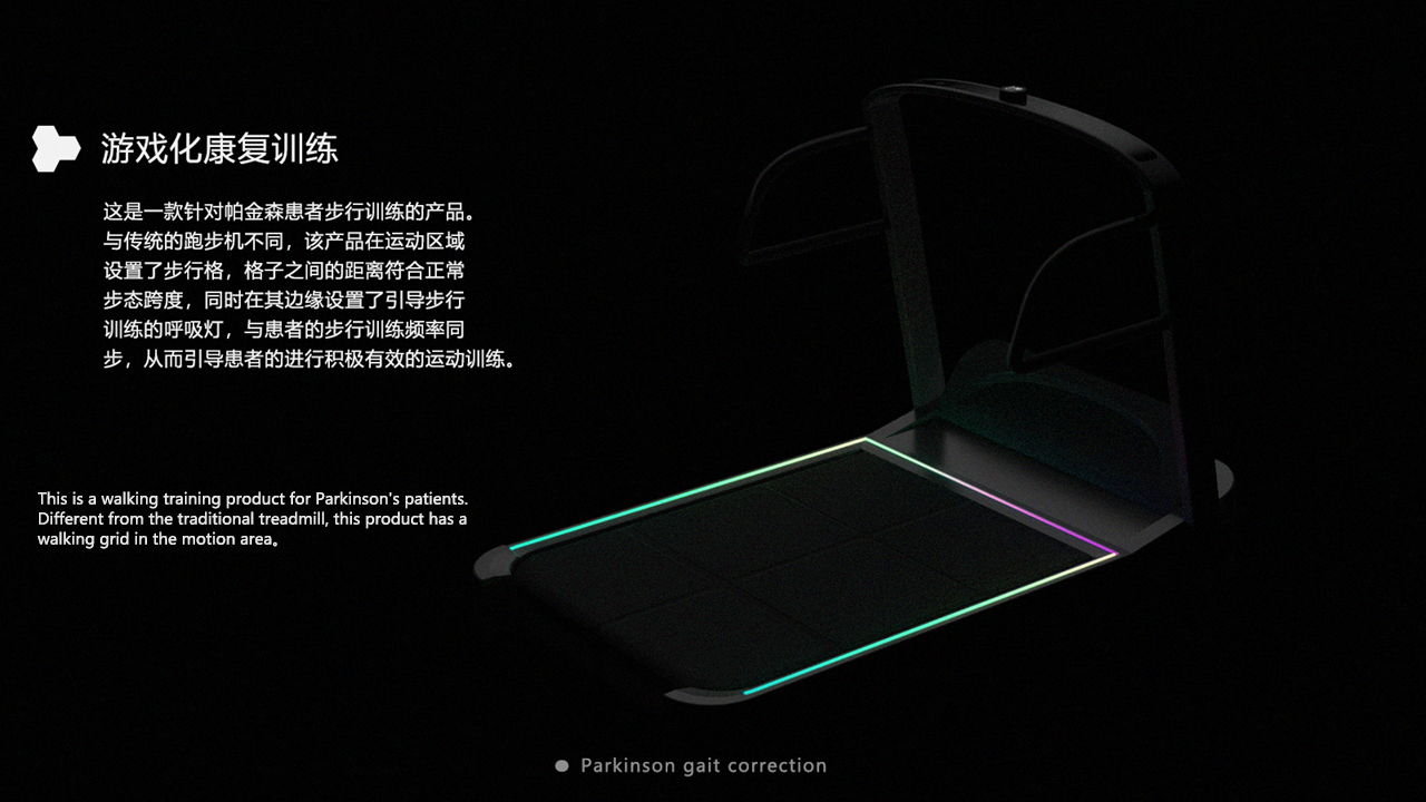 Frozen gait，Correction，Parkinson，