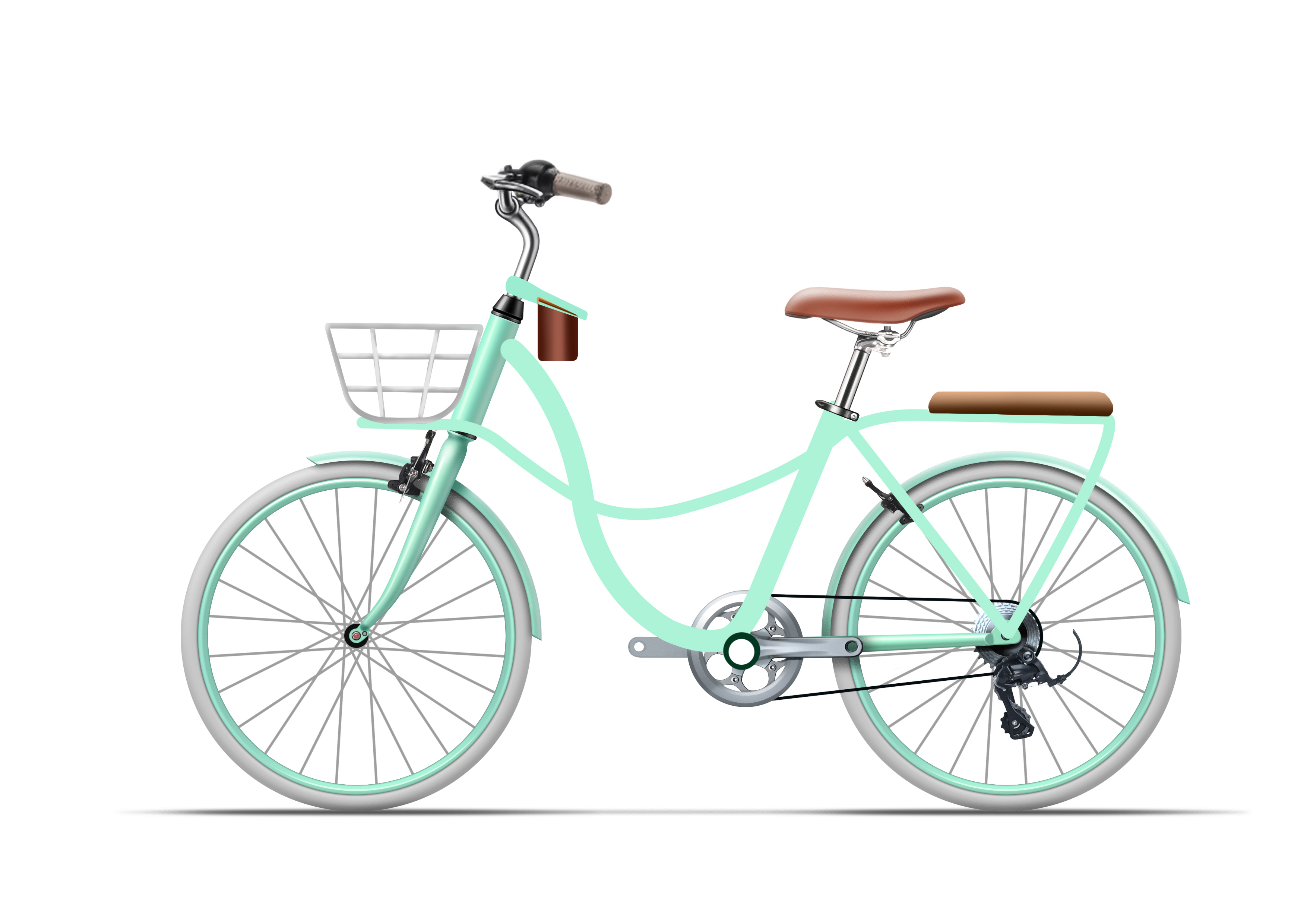 Bicycle，Photoshop,rhino，