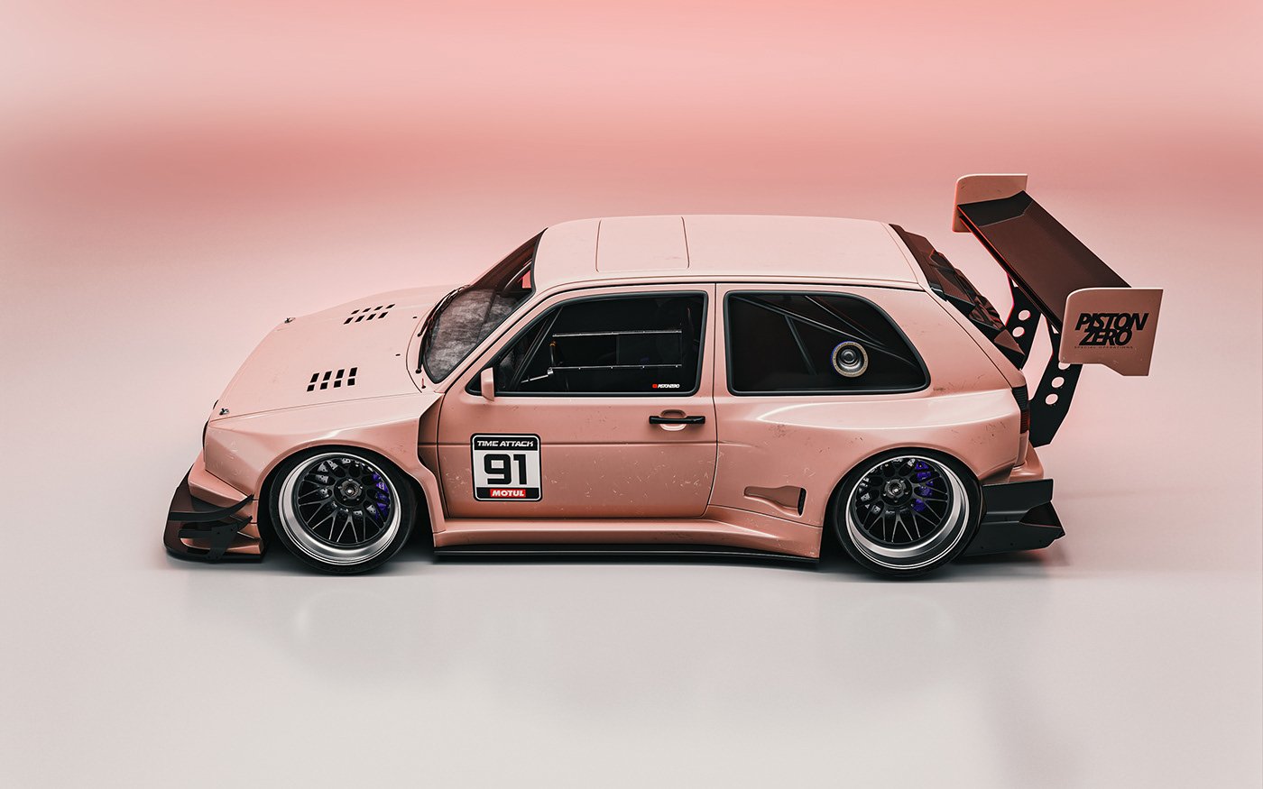 Modified vehicle，golf，MK2，