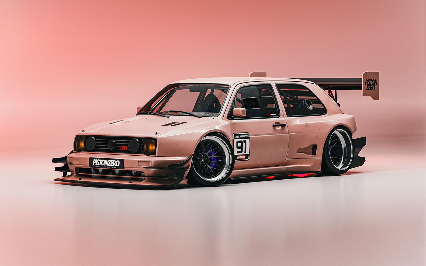 Modified vehicle，golf，MK2，