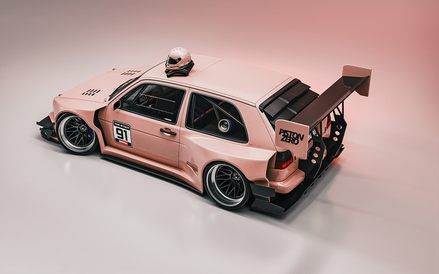 Modified vehicle，golf，MK2，