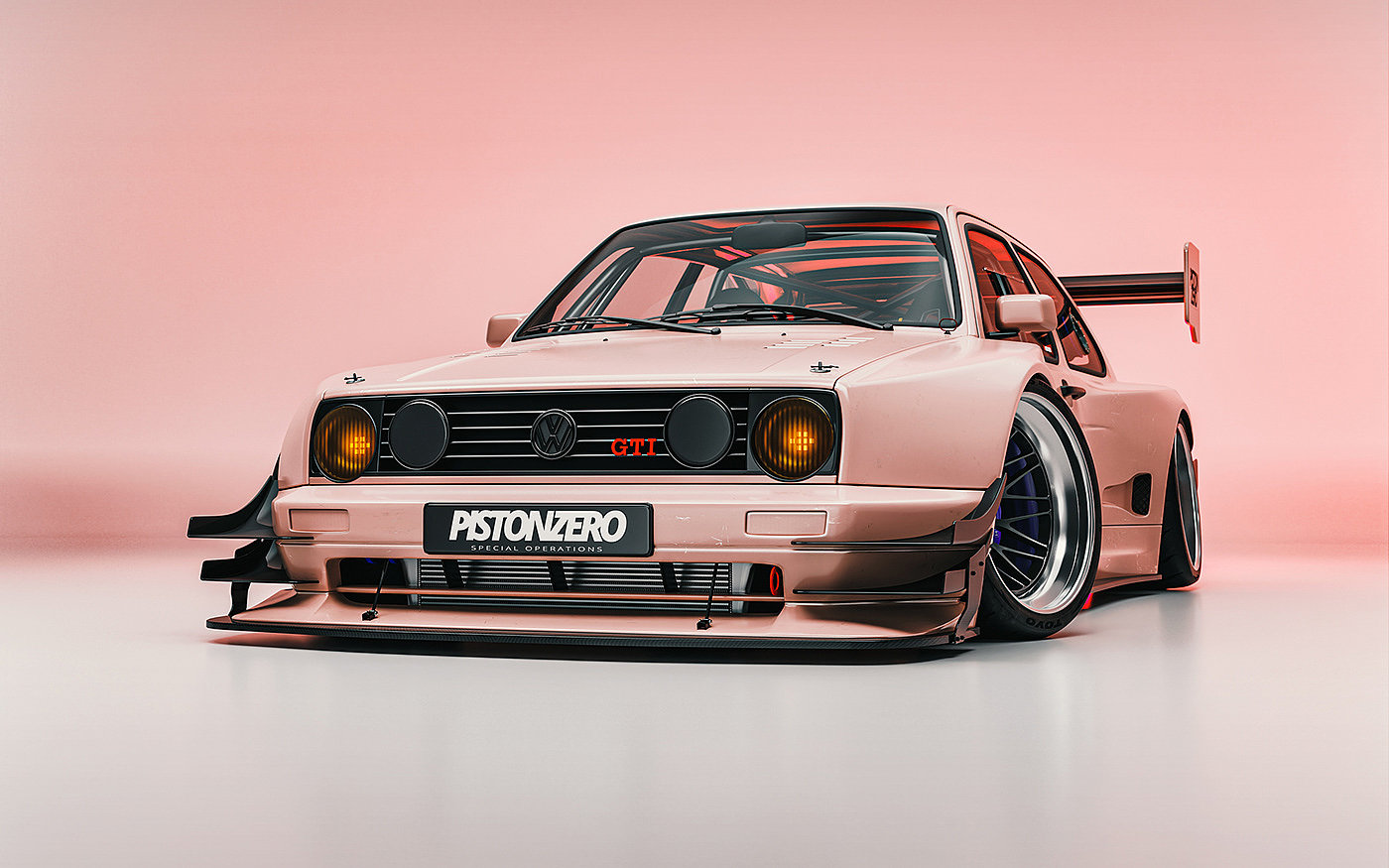 Modified vehicle，golf，MK2，